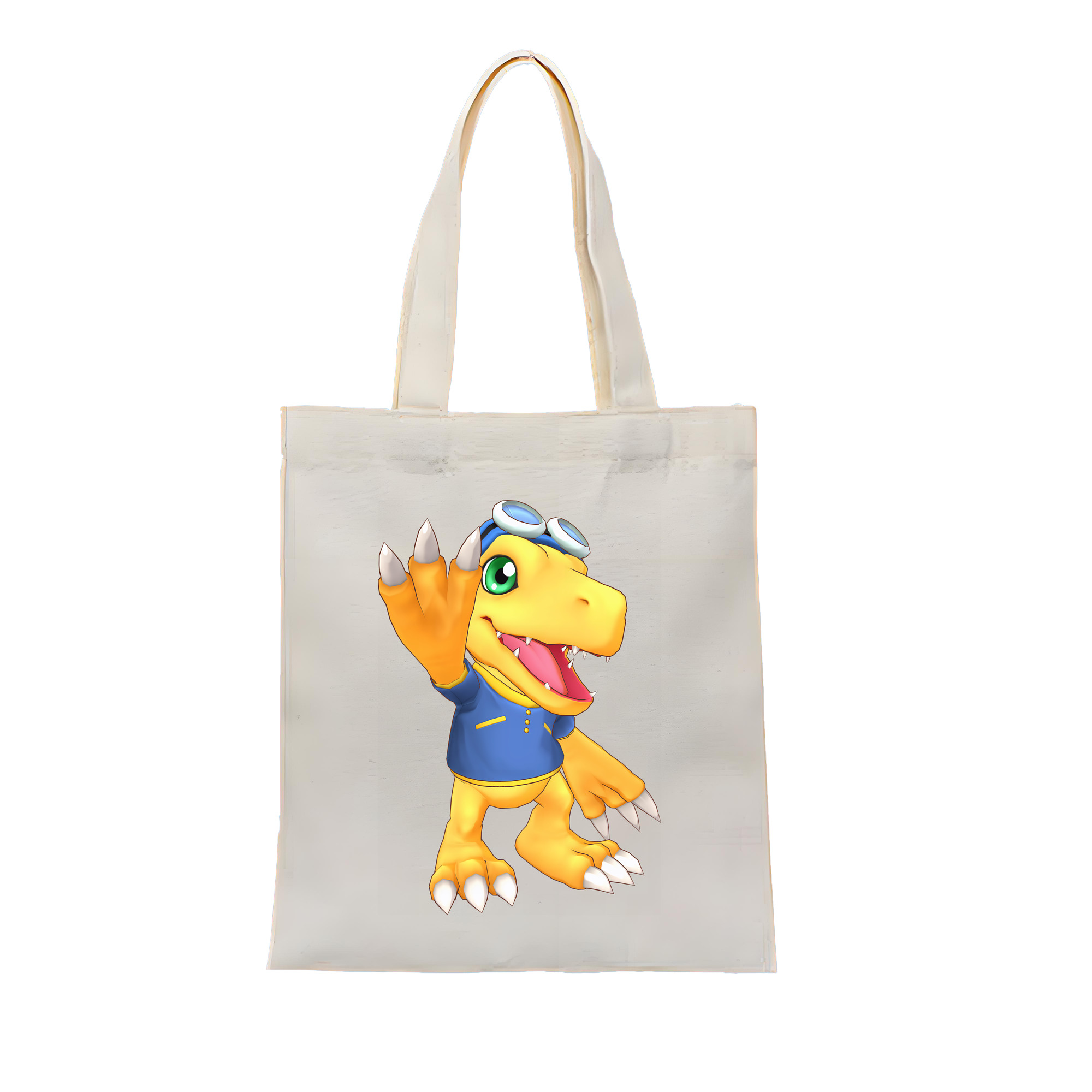 （画像用） Digimon デジタルモンスター/デジモン 縦型キャンバス生地手提げバッグ　トートバッグ