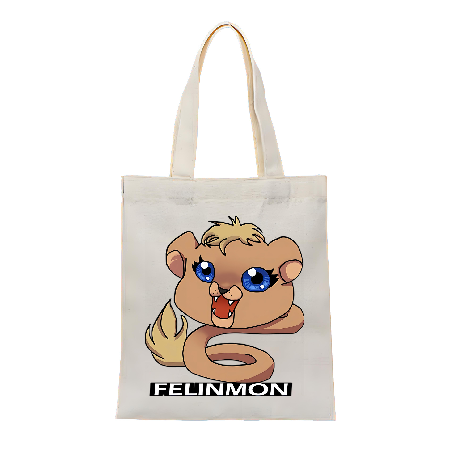（画像用） Digimon デジタルモンスター/デジモン 縦型キャンバス生地手提げバッグ　トートバッグ