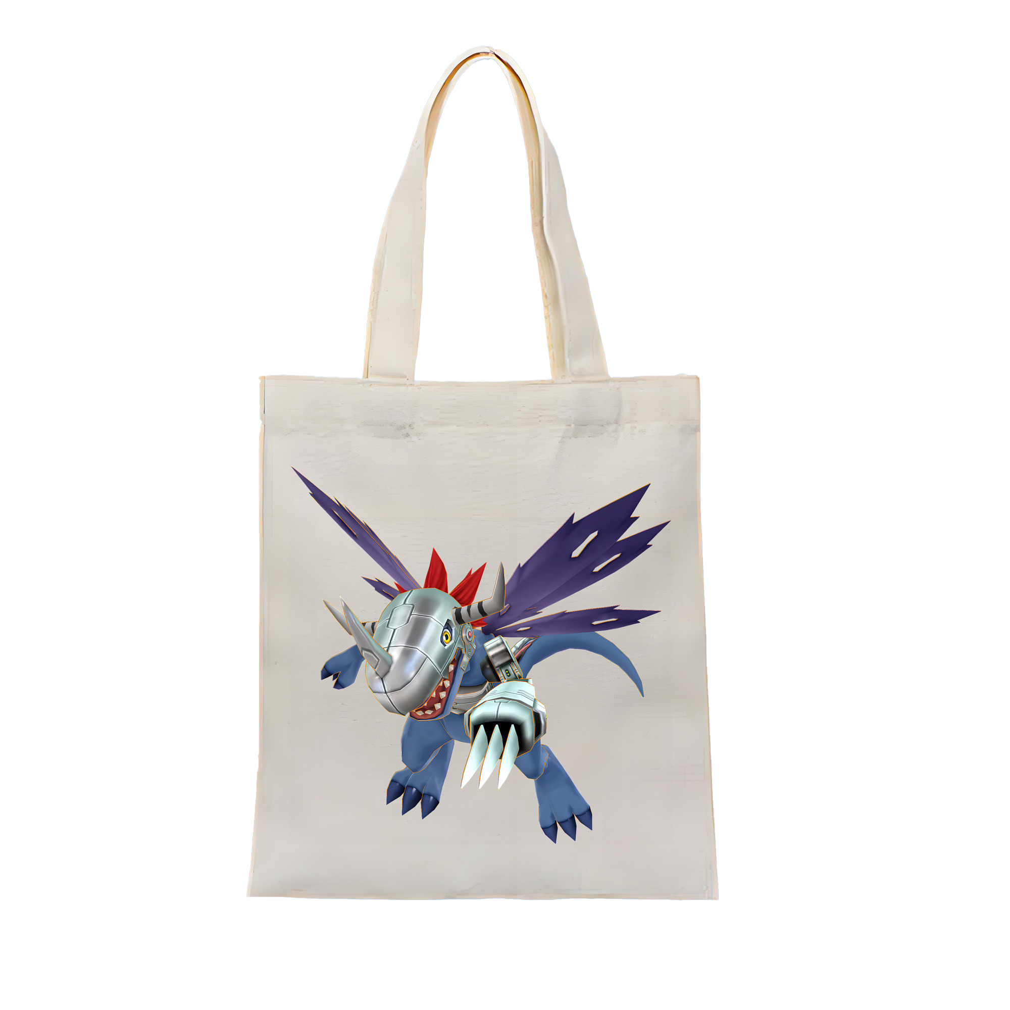 （画像用） Digimon デジタルモンスター/デジモン 縦型キャンバス生地手提げバッグ　トートバッグ
