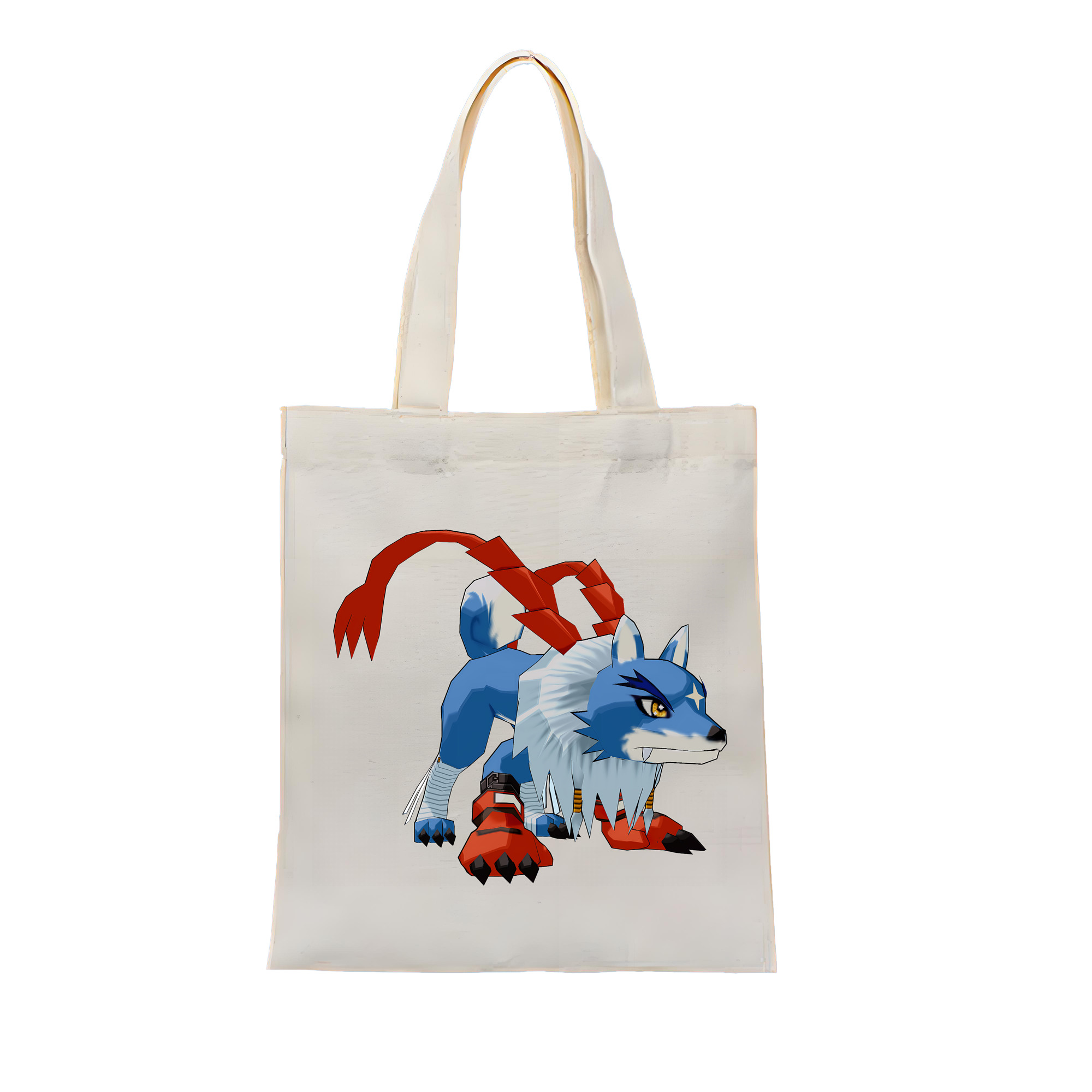（画像用） Digimon デジタルモンスター/デジモン 縦型キャンバス生地手提げバッグ　トートバッグ
