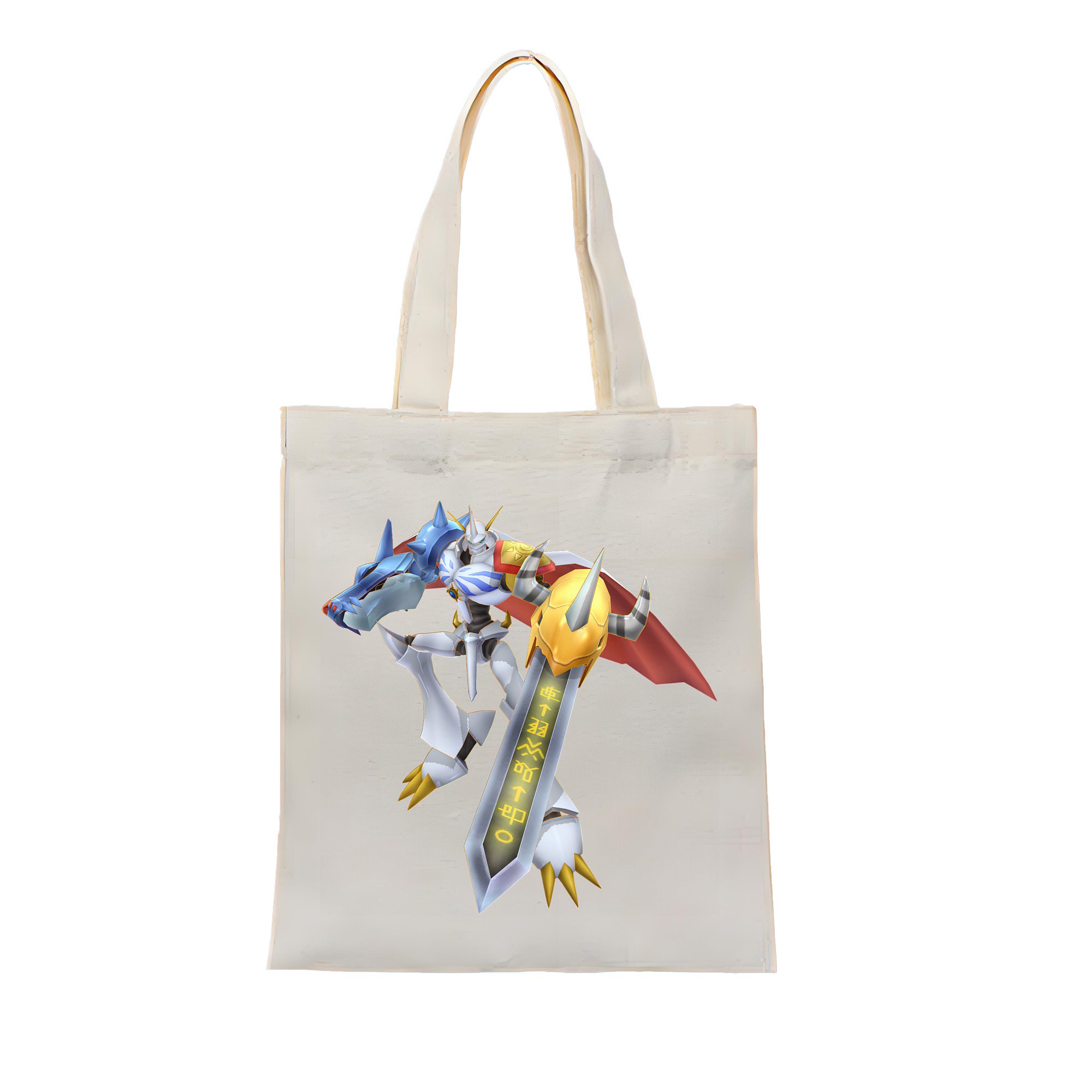 （画像用） Digimon デジタルモンスター/デジモン 縦型キャンバス生地手提げバッグ　トートバッグ