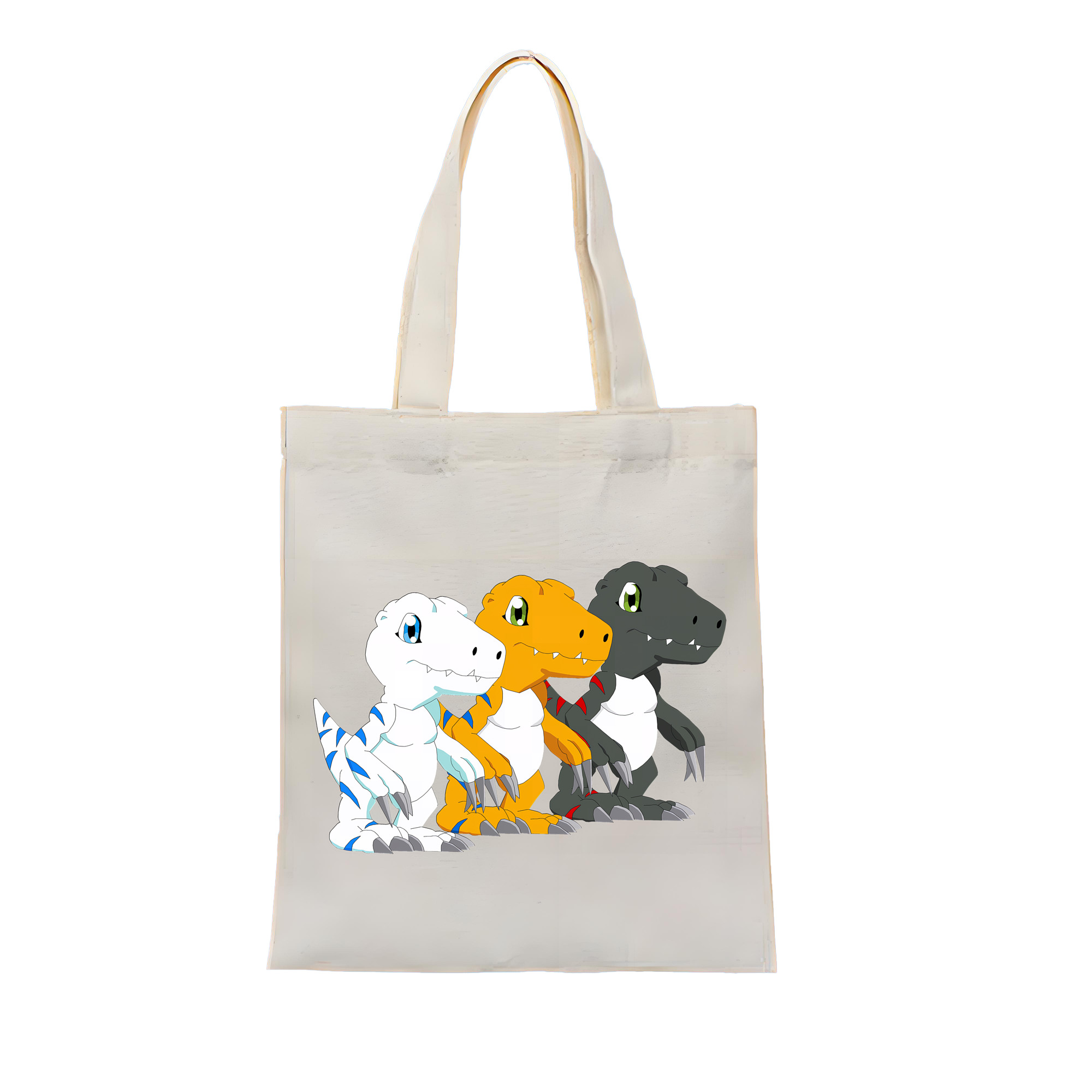 （画像用） Digimon デジタルモンスター/デジモン 縦型キャンバス生地手提げバッグ　トートバッグ