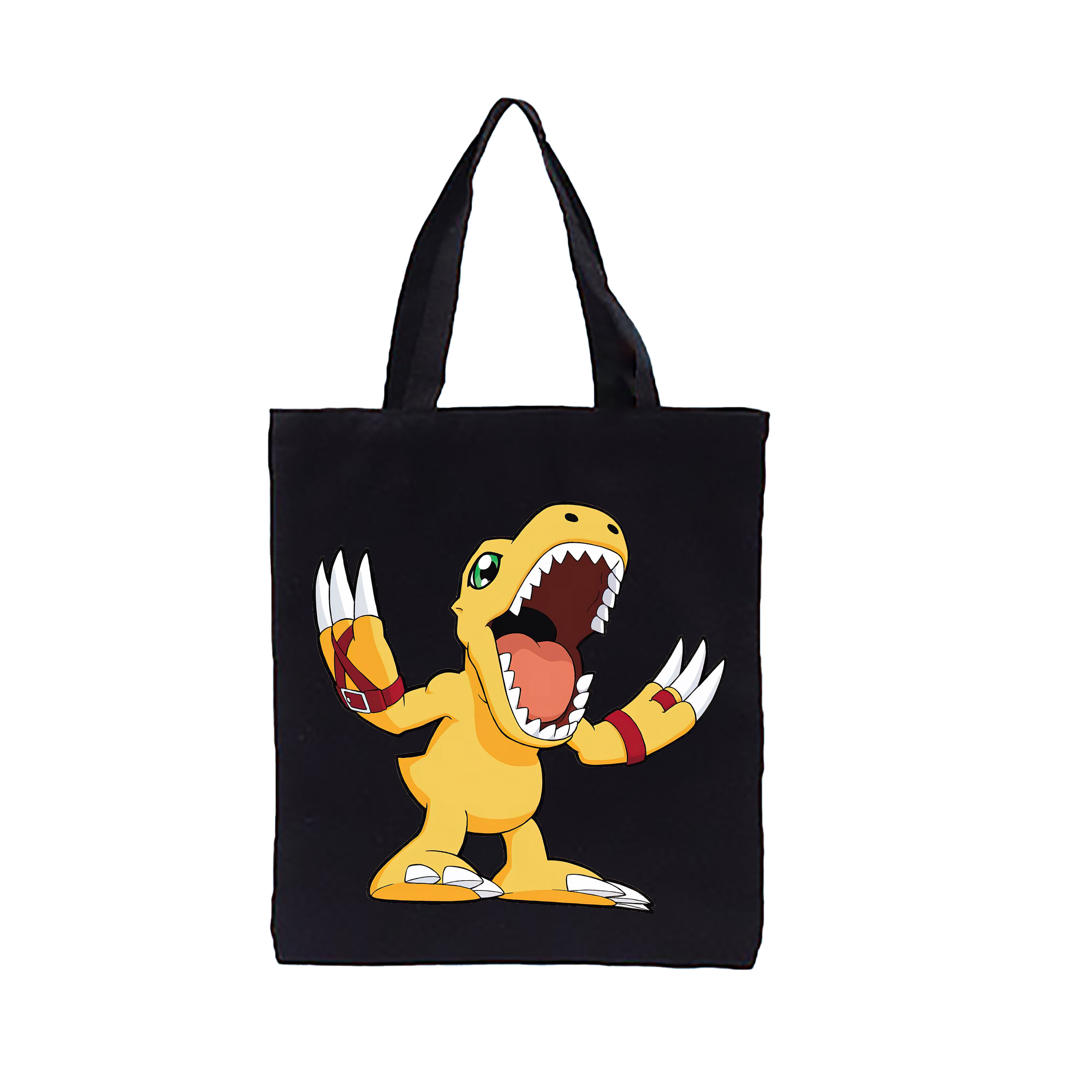 （画像用） Digimon デジタルモンスター/デジモン 縦型キャンバス生地手提げバッグ　トートバッグ