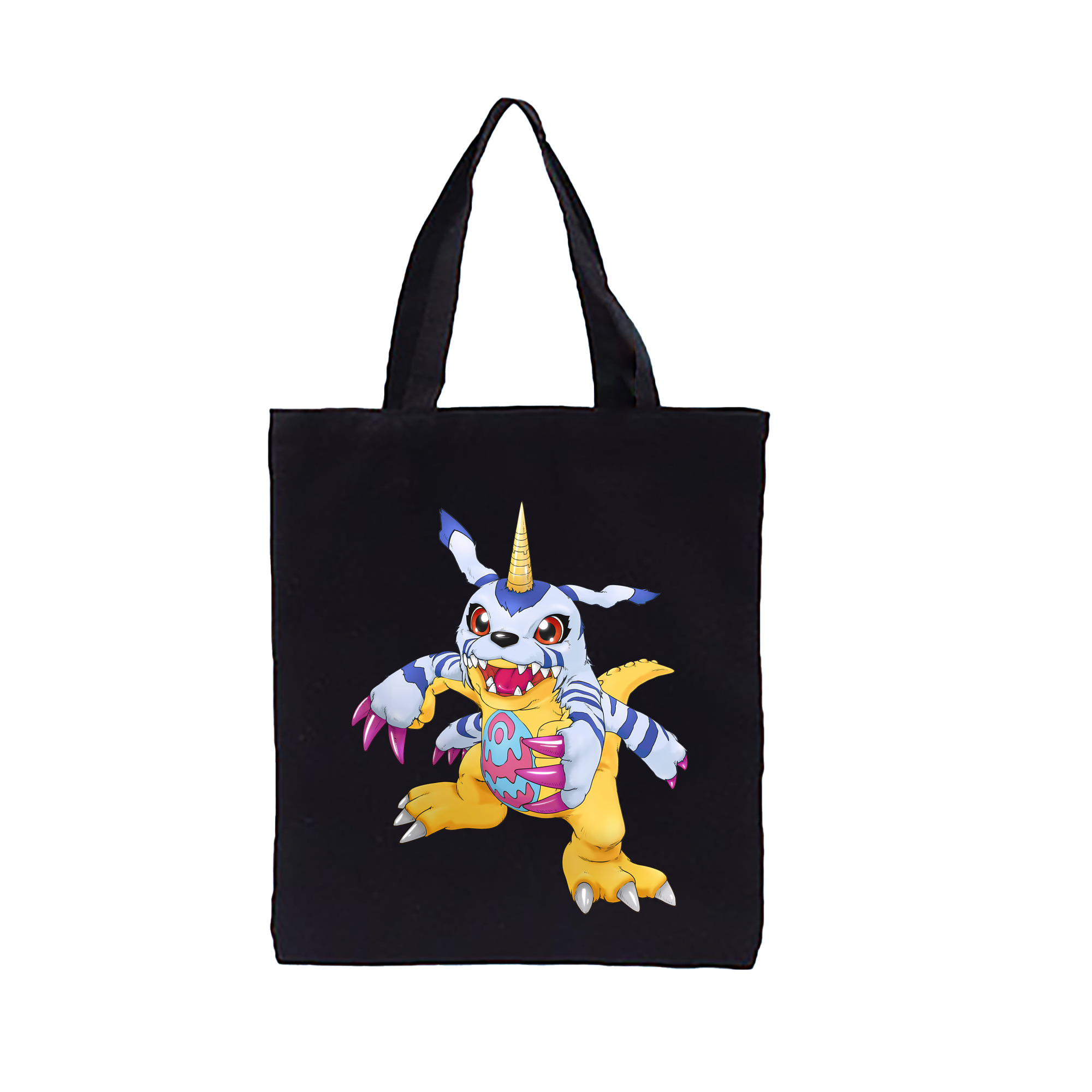 （画像用） Digimon デジタルモンスター/デジモン 縦型キャンバス生地手提げバッグ　トートバッグ