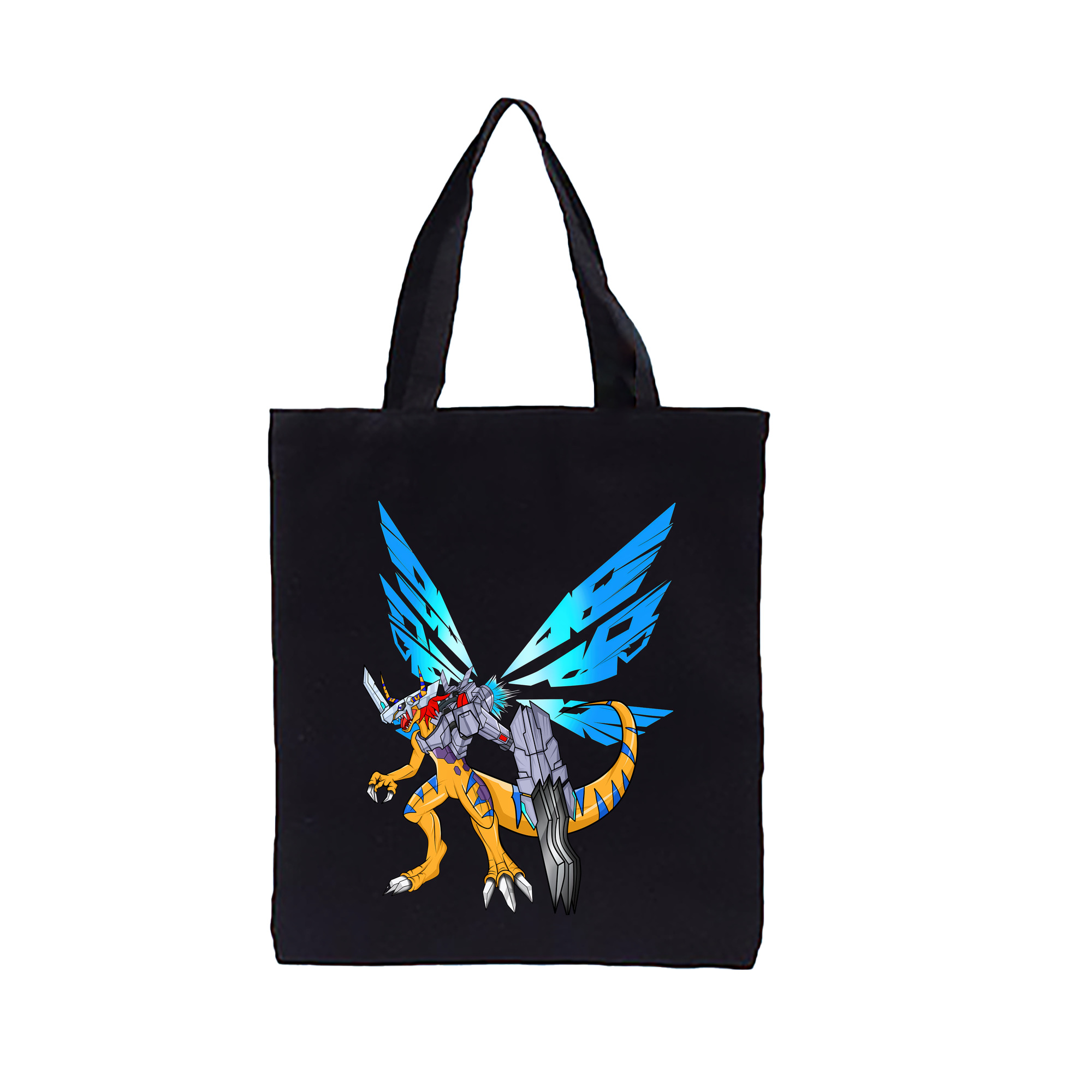（画像用） Digimon デジタルモンスター/デジモン 縦型キャンバス生地手提げバッグ　トートバッグ