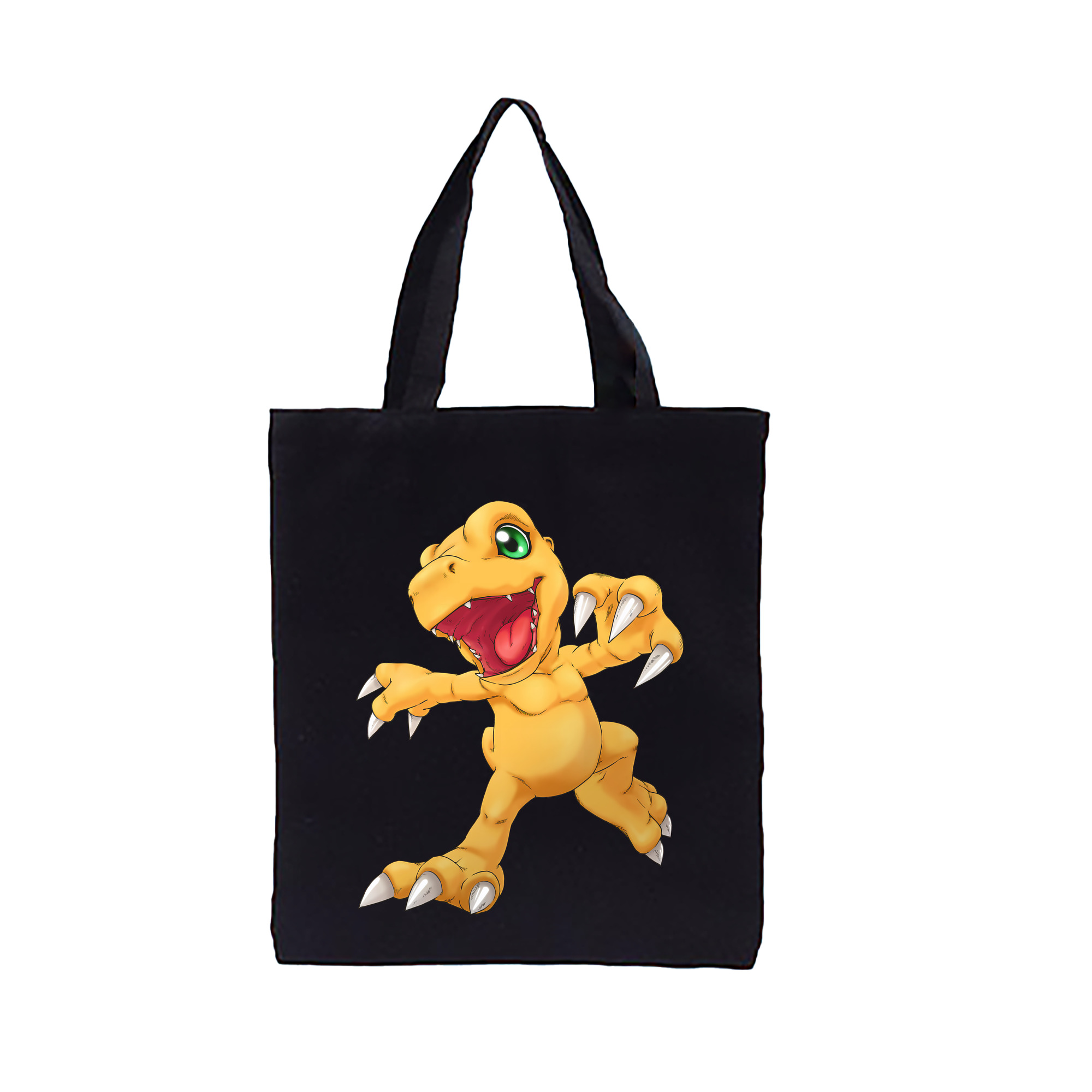 （画像用） Digimon デジタルモンスター/デジモン 縦型キャンバス生地手提げバッグ　トートバッグ