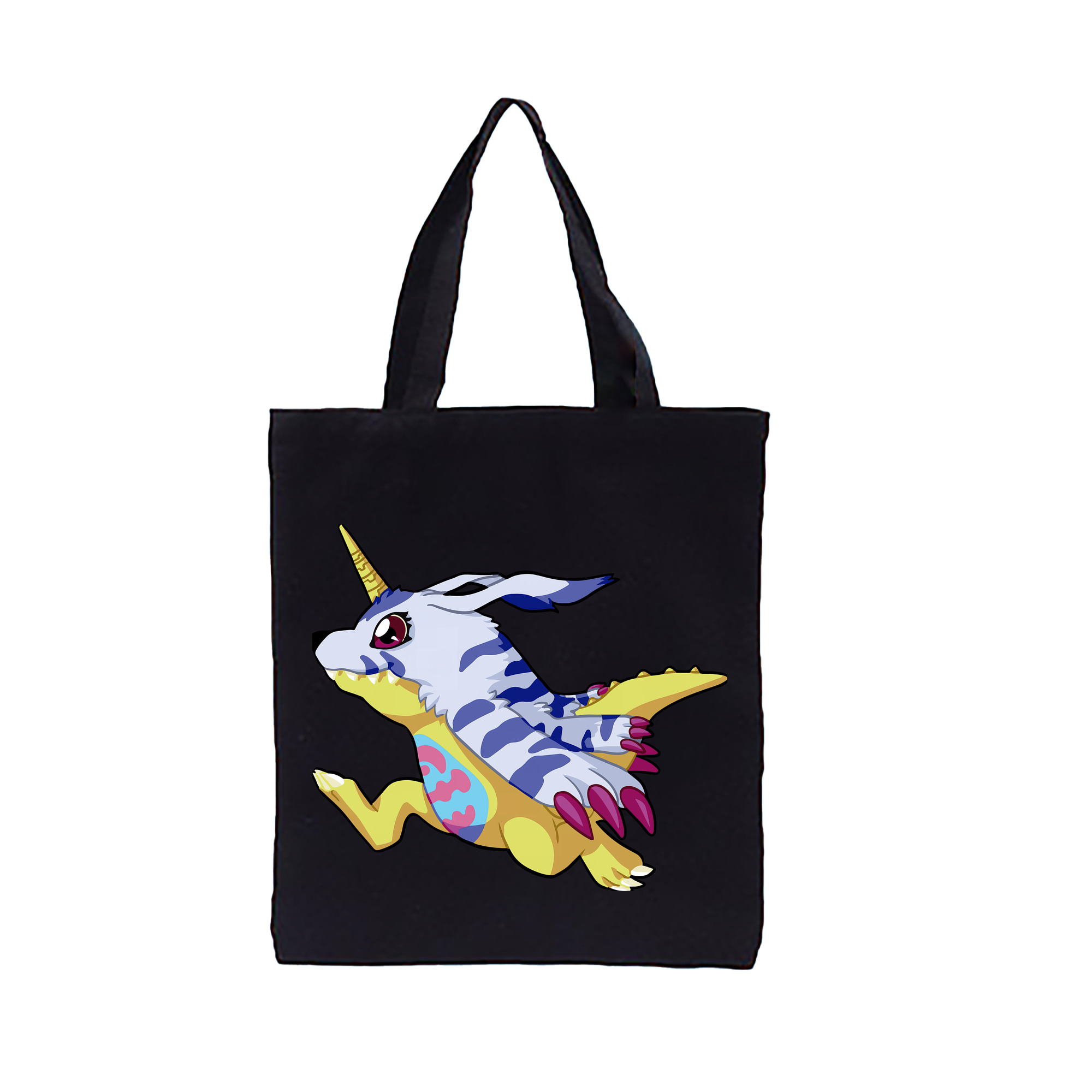 （画像用） Digimon デジタルモンスター/デジモン 縦型キャンバス生地手提げバッグ　トートバッグ