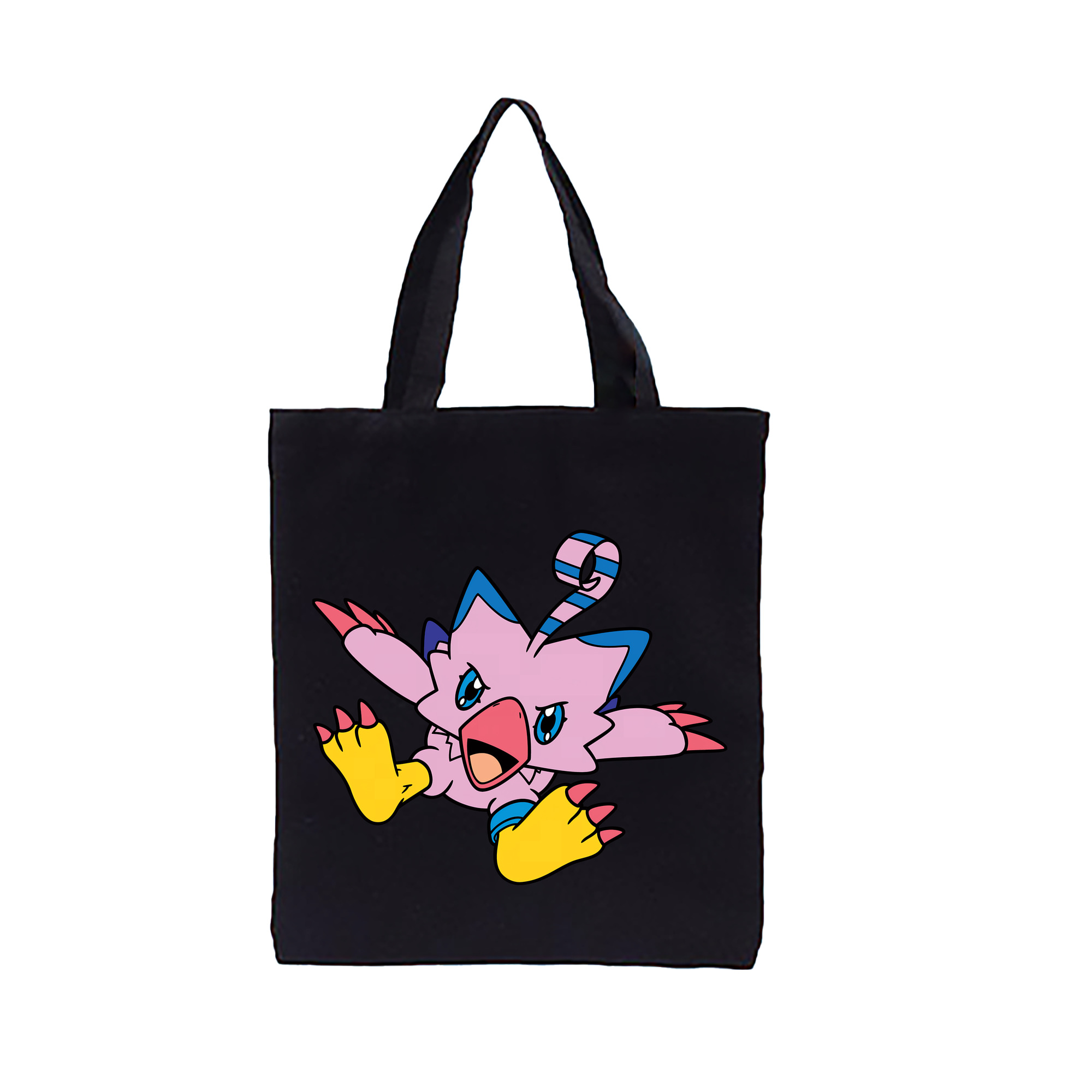 （画像用） Digimon デジタルモンスター/デジモン 縦型キャンバス生地手提げバッグ　トートバッグ