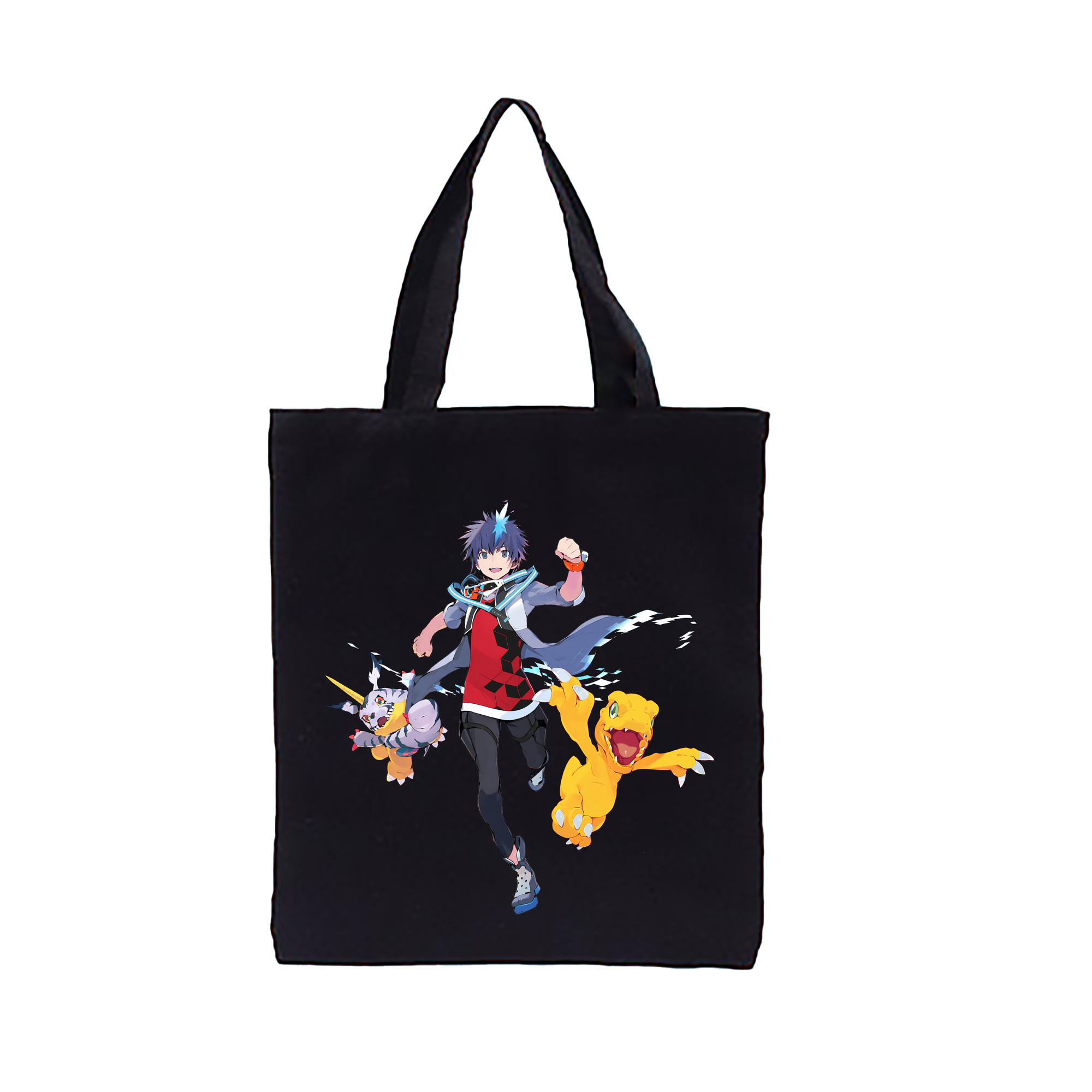 （画像用） Digimon デジタルモンスター/デジモン 縦型キャンバス生地手提げバッグ　トートバッグ