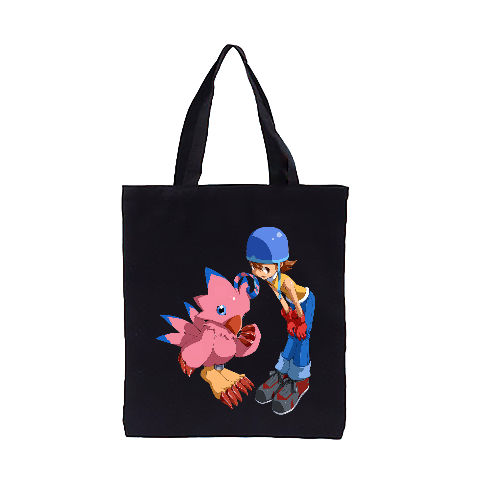 （画像用） Digimon デジタルモンスター/デジモン 縦型キャンバス生地手提げバッグ　トートバッグ