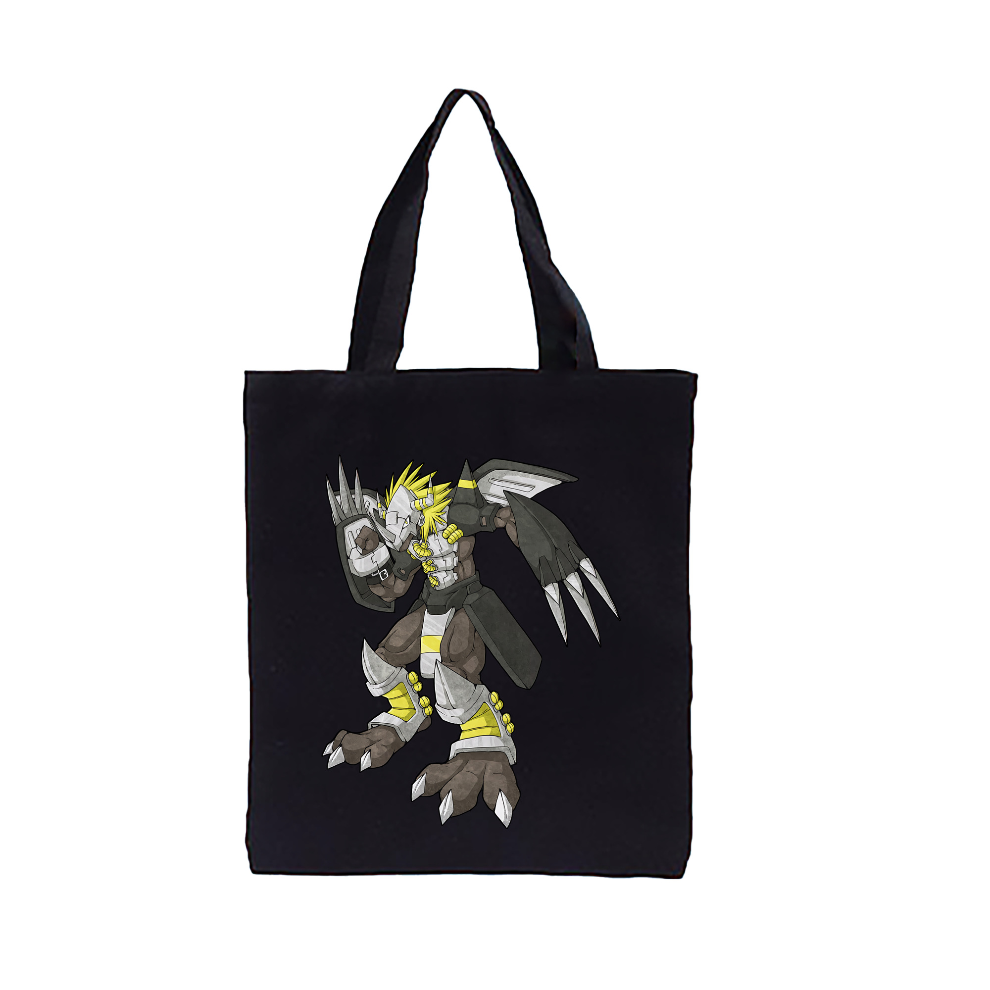 （画像用） Digimon デジタルモンスター/デジモン 縦型キャンバス生地手提げバッグ　トートバッグ