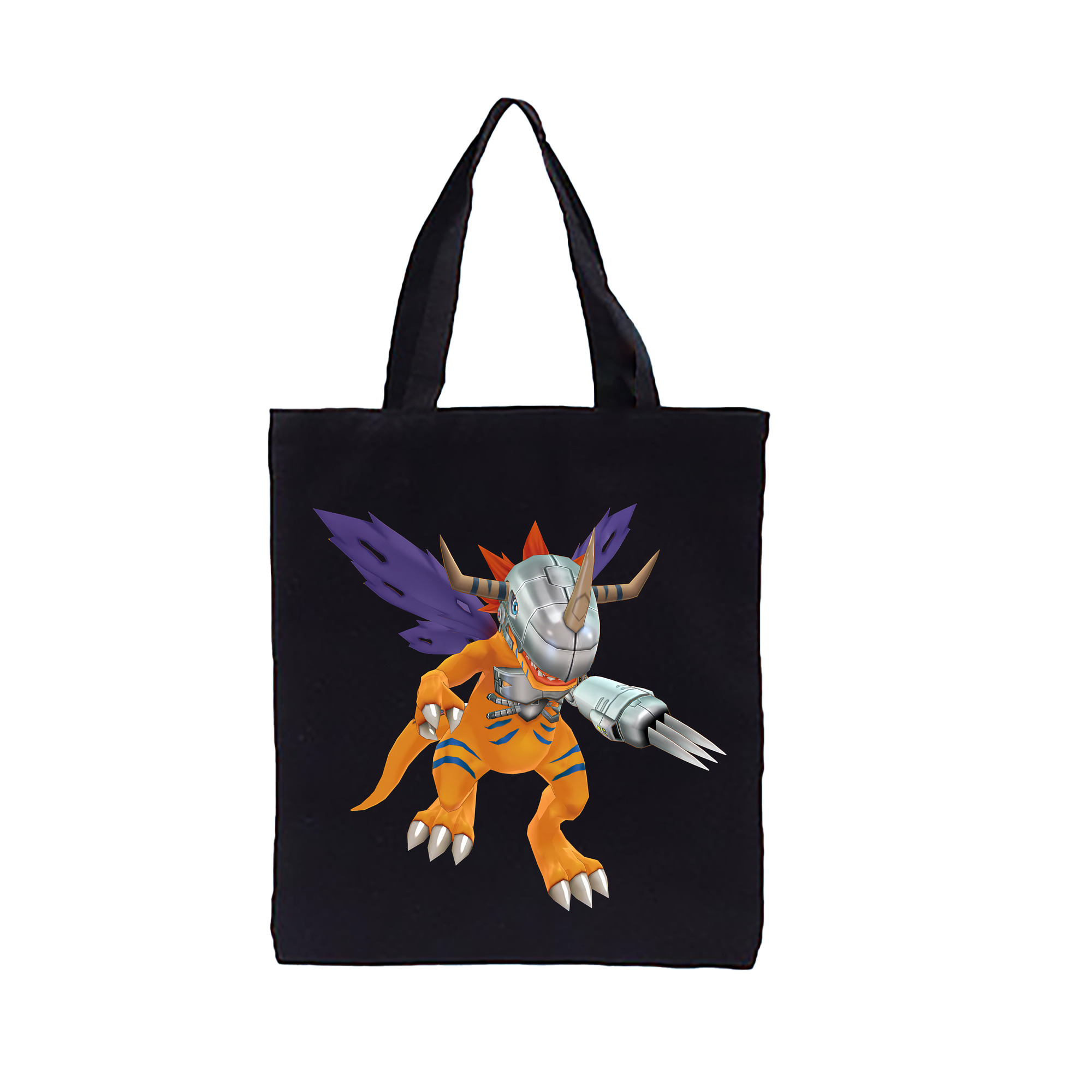 （画像用） Digimon デジタルモンスター/デジモン 縦型キャンバス生地手提げバッグ　トートバッグ