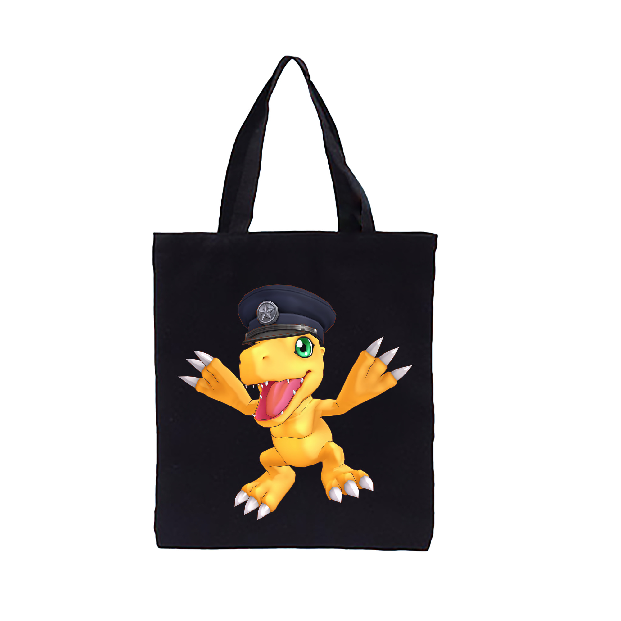 （画像用） Digimon デジタルモンスター/デジモン 縦型キャンバス生地手提げバッグ　トートバッグ