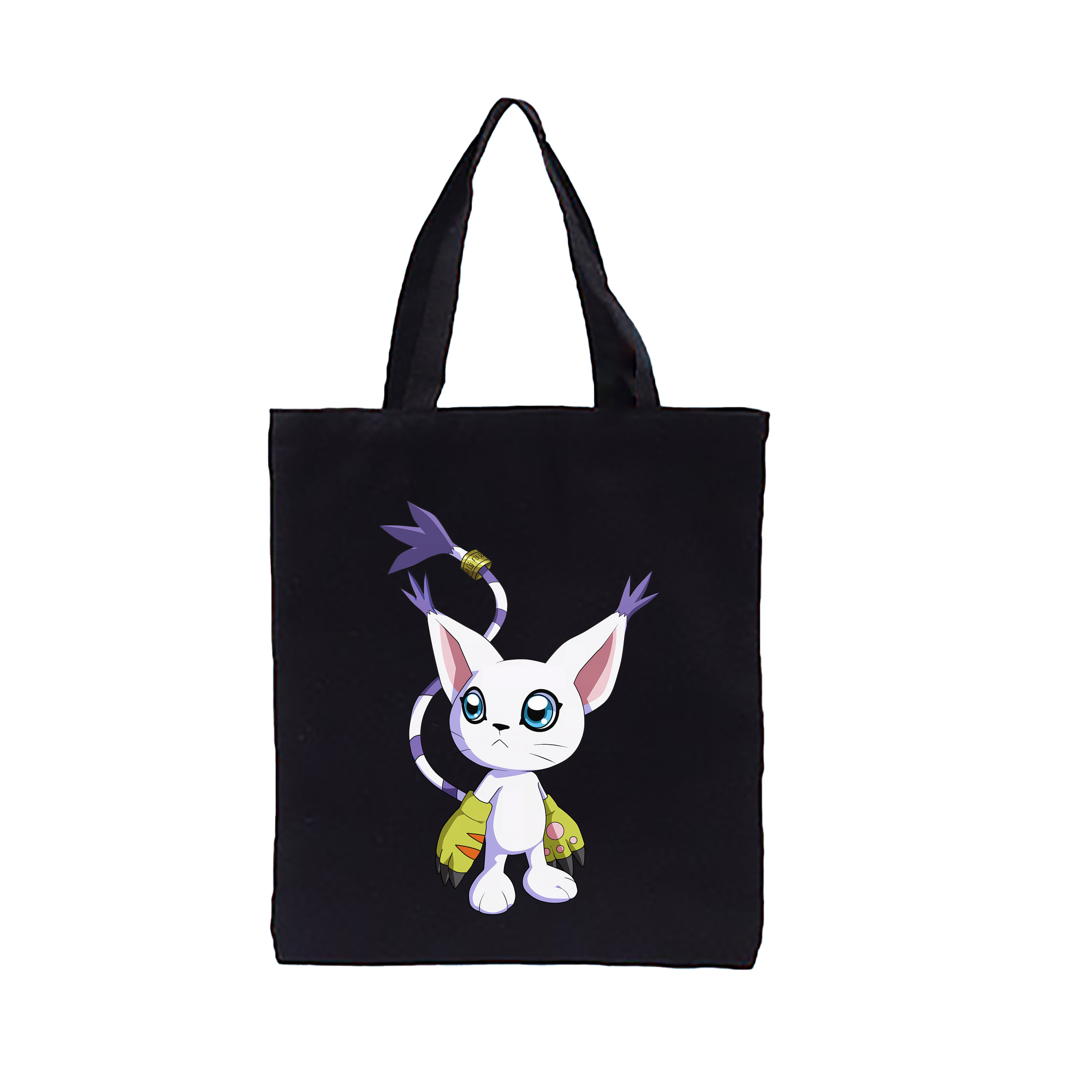 （画像用） Digimon デジタルモンスター/デジモン 縦型キャンバス生地手提げバッグ　トートバッグ
