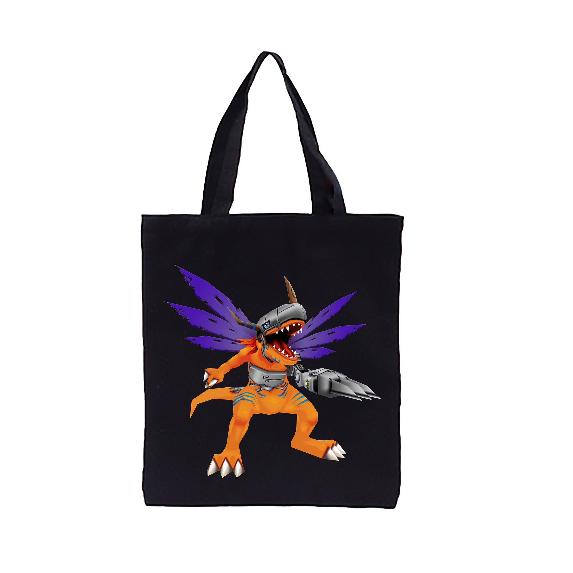 （画像用） Digimon デジタルモンスター/デジモン 縦型キャンバス生地手提げバッグ　トートバッグ