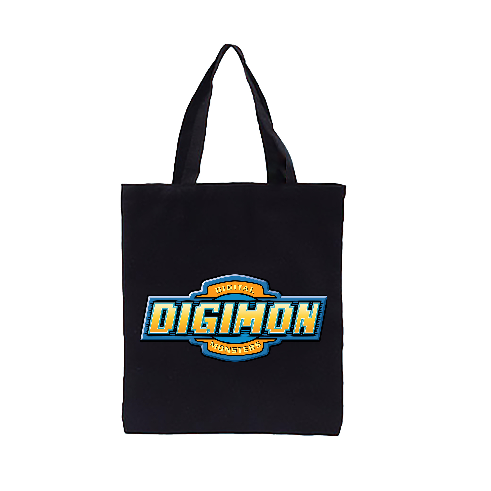 （画像用） Digimon デジタルモンスター/デジモン 縦型キャンバス生地手提げバッグ　トートバッグ