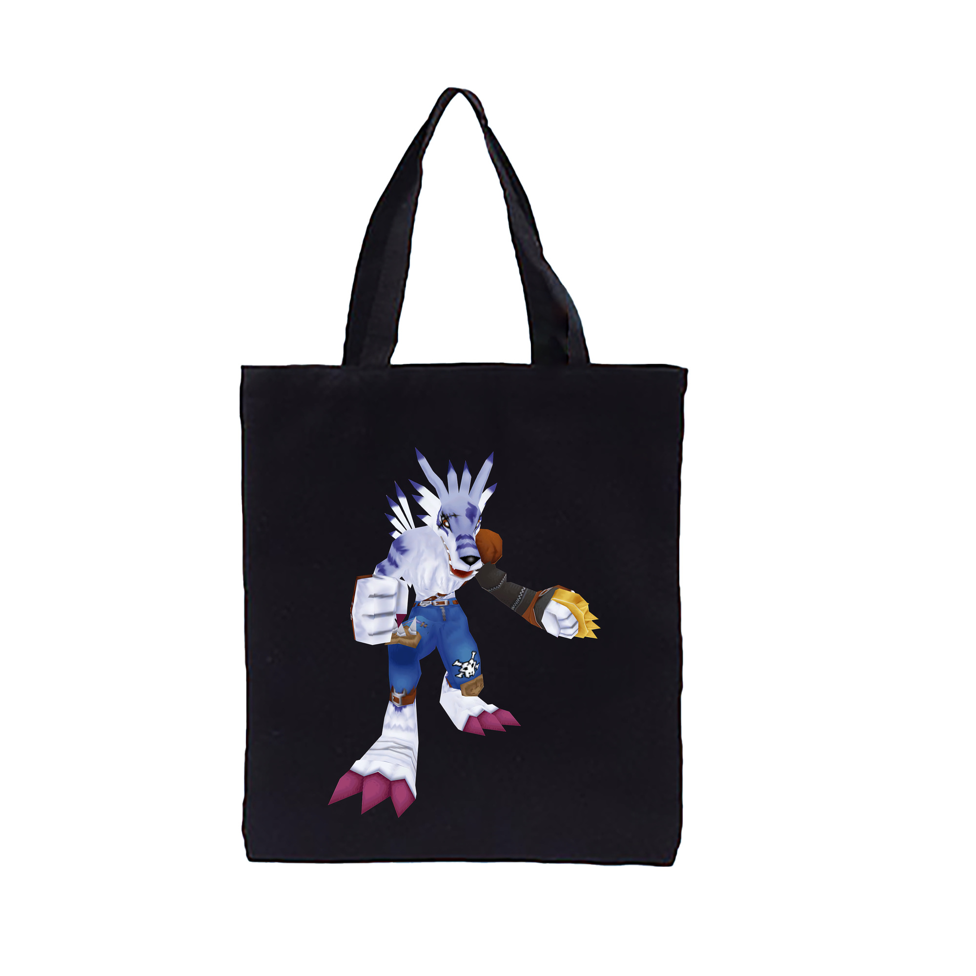 （画像用） Digimon デジタルモンスター/デジモン 縦型キャンバス生地手提げバッグ　トートバッグ