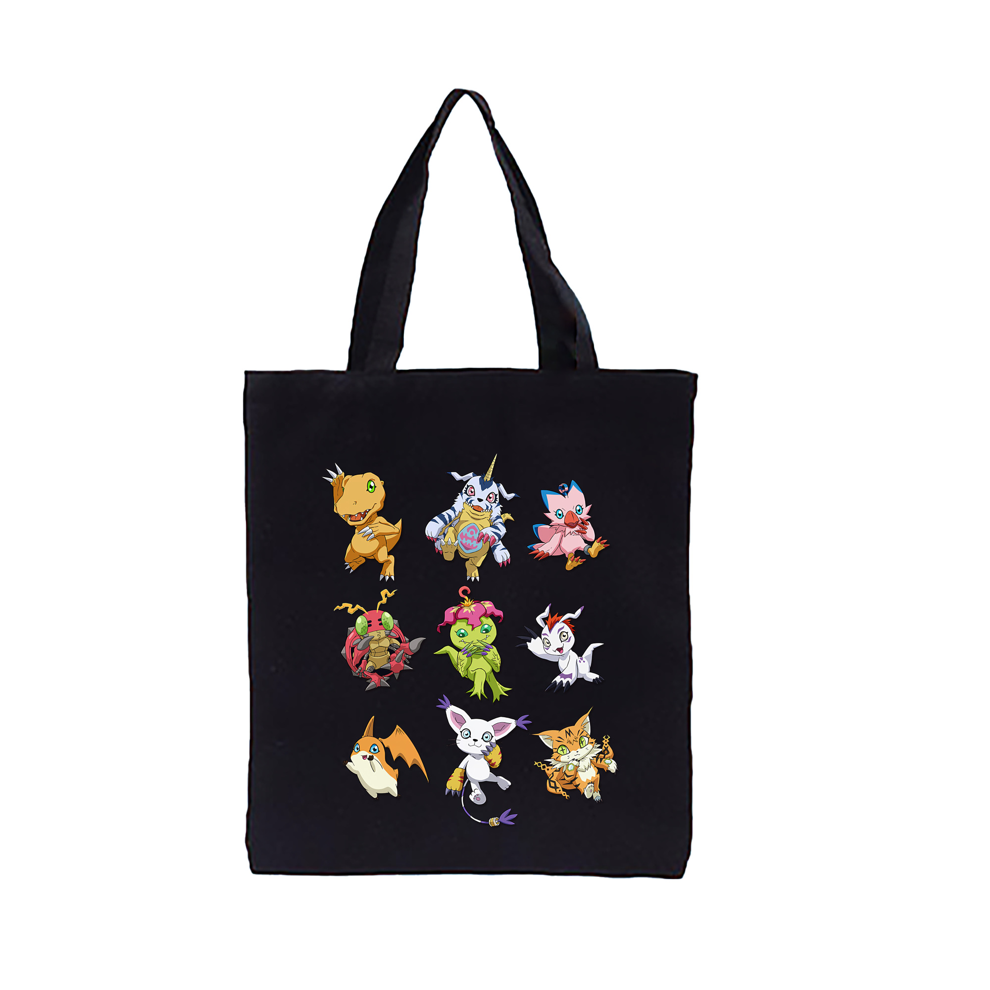 （画像用） Digimon デジタルモンスター/デジモン 縦型キャンバス生地手提げバッグ　トートバッグ