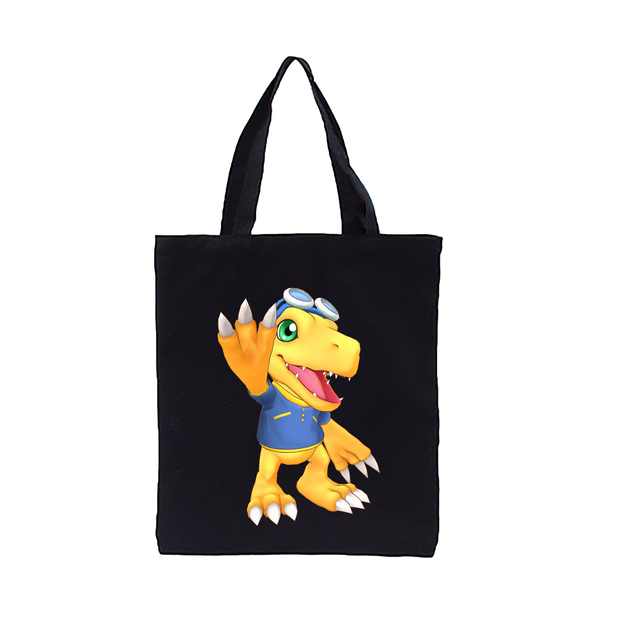 （画像用） Digimon デジタルモンスター/デジモン 縦型キャンバス生地手提げバッグ　トートバッグ
