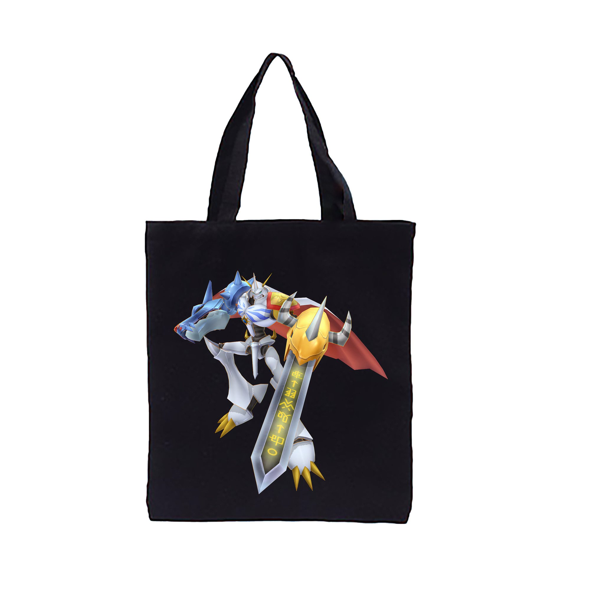 （画像用） Digimon デジタルモンスター/デジモン 縦型キャンバス生地手提げバッグ　トートバッグ
