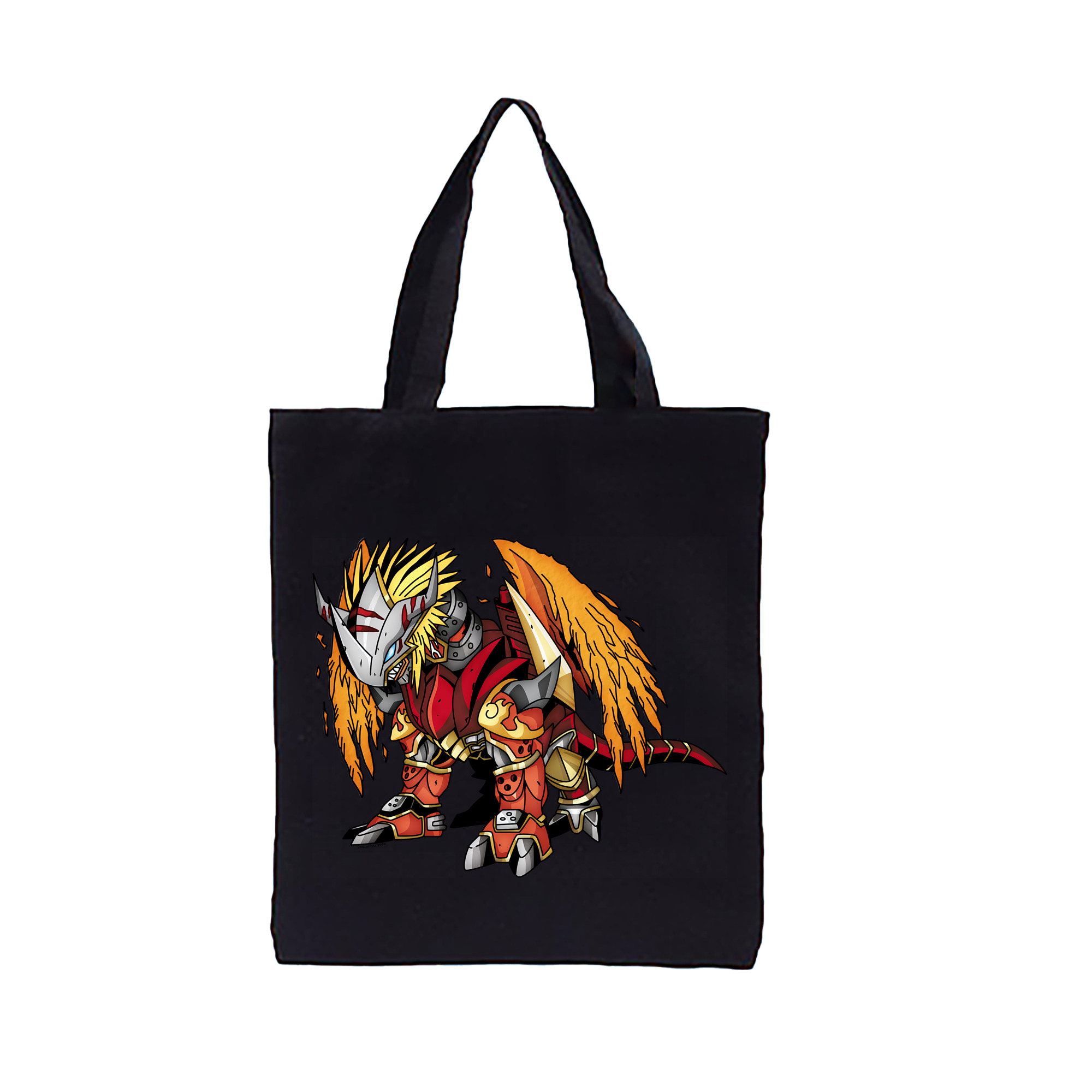 （画像用） Digimon デジタルモンスター/デジモン 縦型キャンバス生地手提げバッグ　トートバッグ