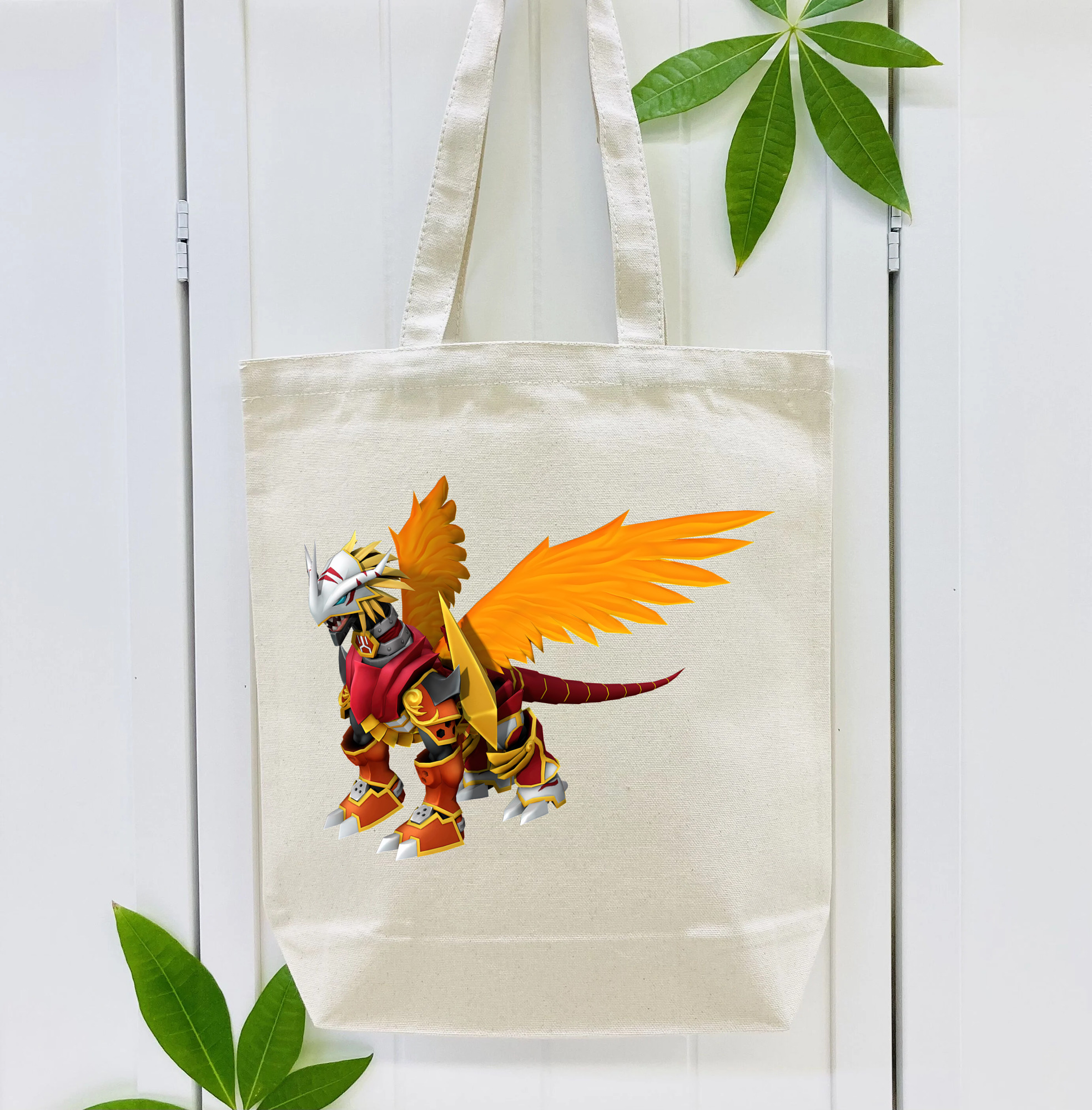 Digimon デジタルモンスター/デジモン 縦型キャンバス生地手提げバッグ　トートバッグ