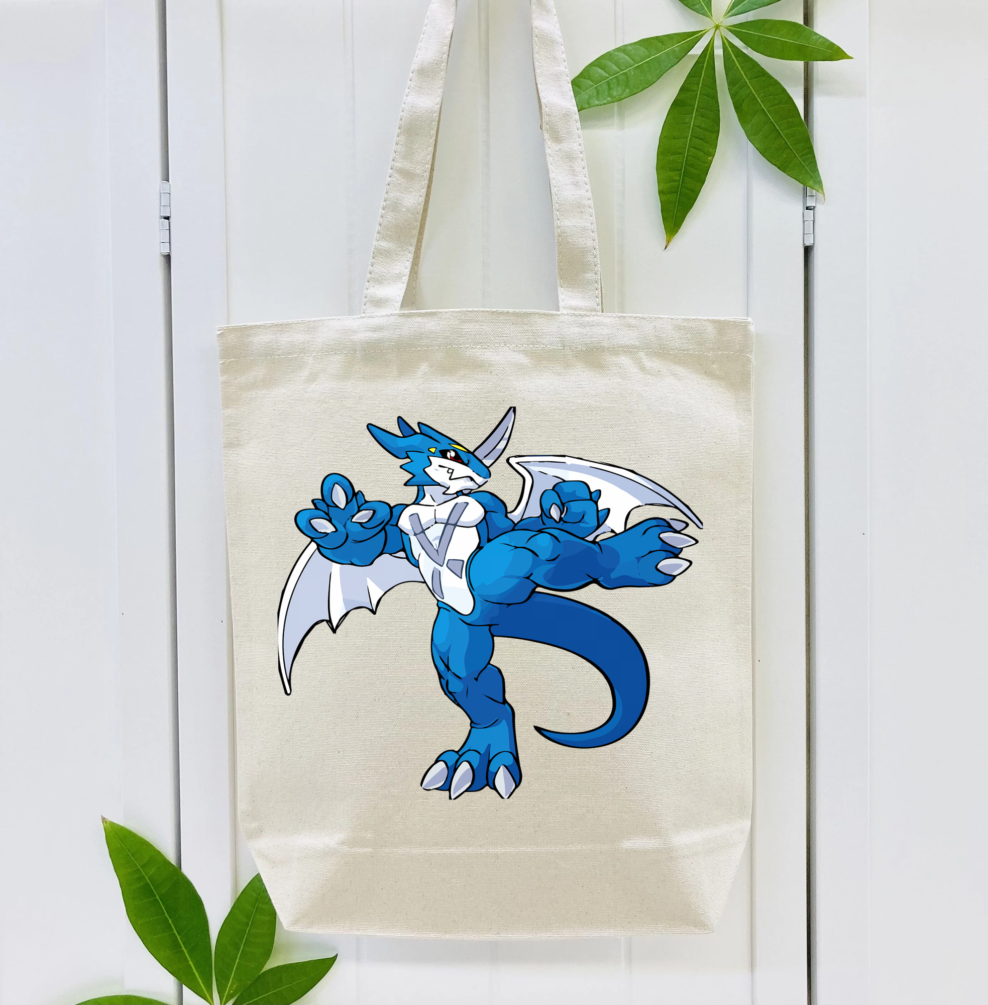 Digimon デジタルモンスター/デジモン 縦型キャンバス生地手提げバッグ　トートバッグ