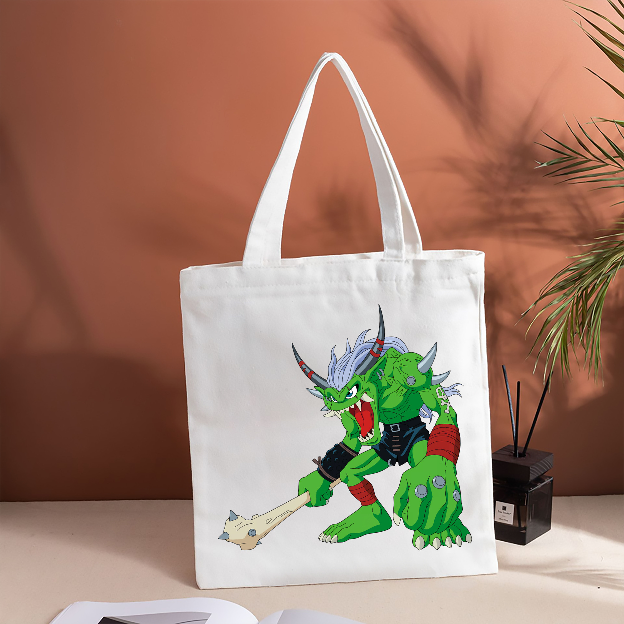 Digimon デジタルモンスター/デジモン 縦型キャンバス生地手提げバッグ　トートバッグ