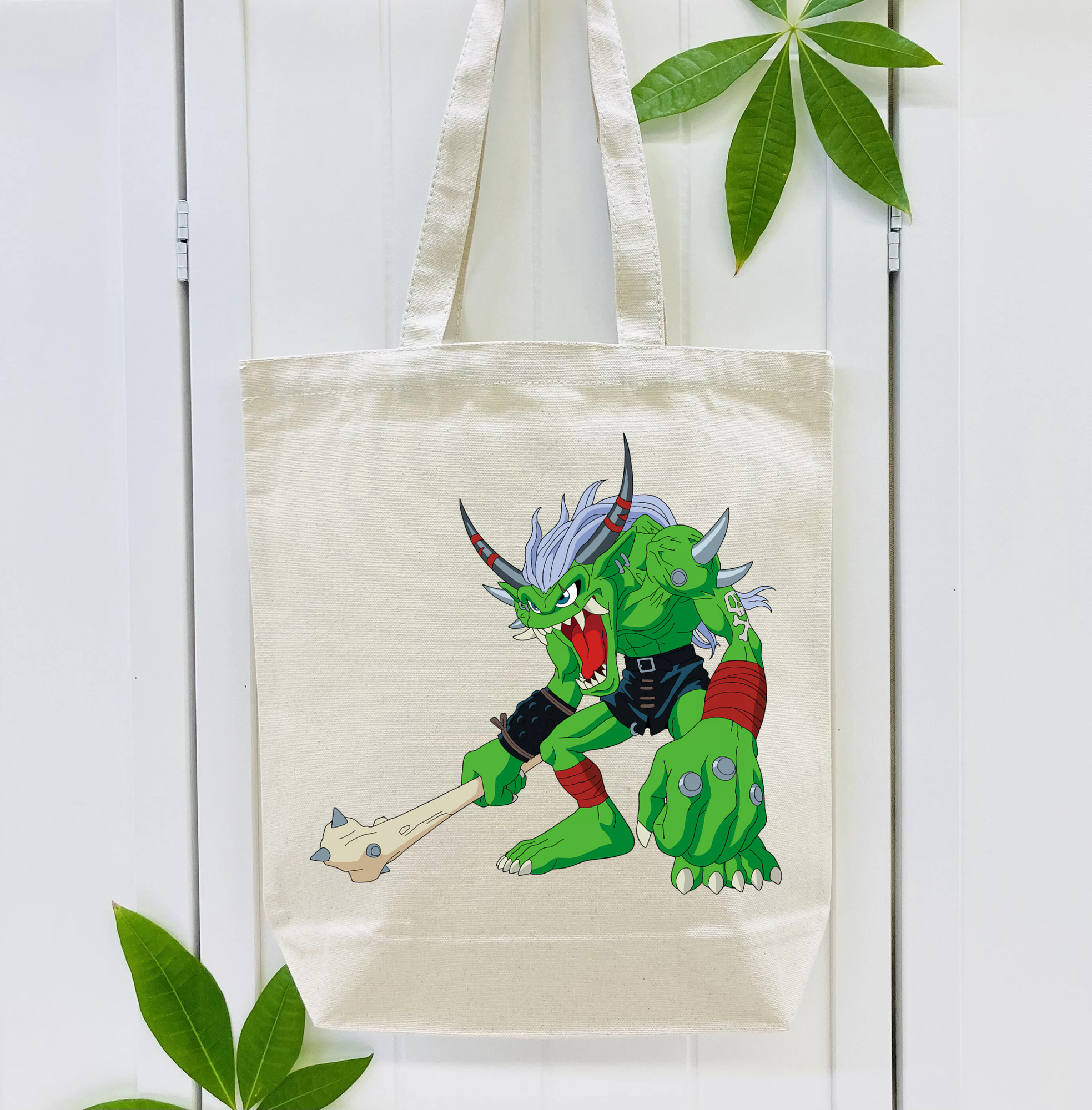 Digimon デジタルモンスター/デジモン 縦型キャンバス生地手提げバッグ　トートバッグ