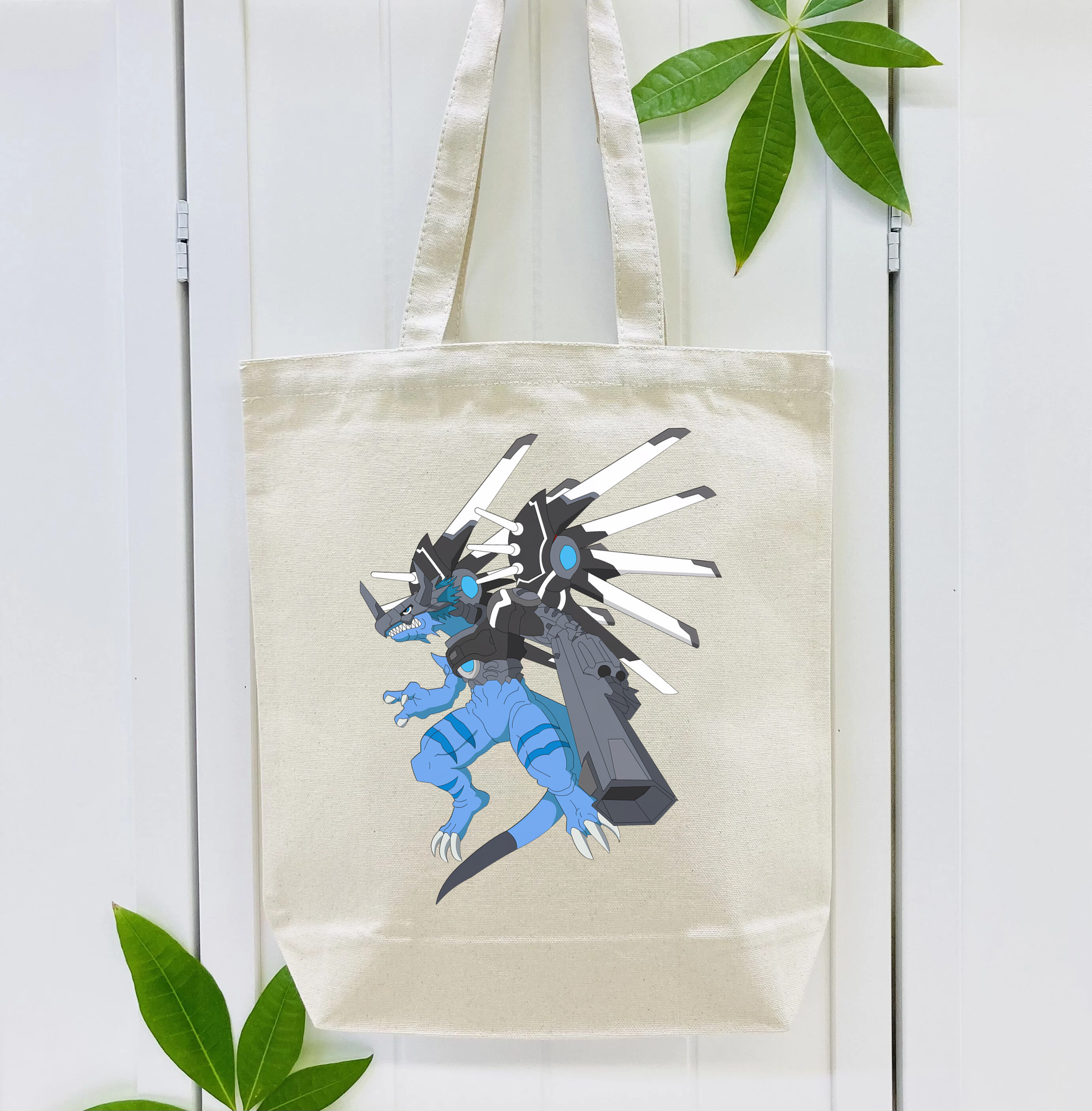 Digimon デジタルモンスター/デジモン 縦型キャンバス生地手提げバッグ　トートバッグ