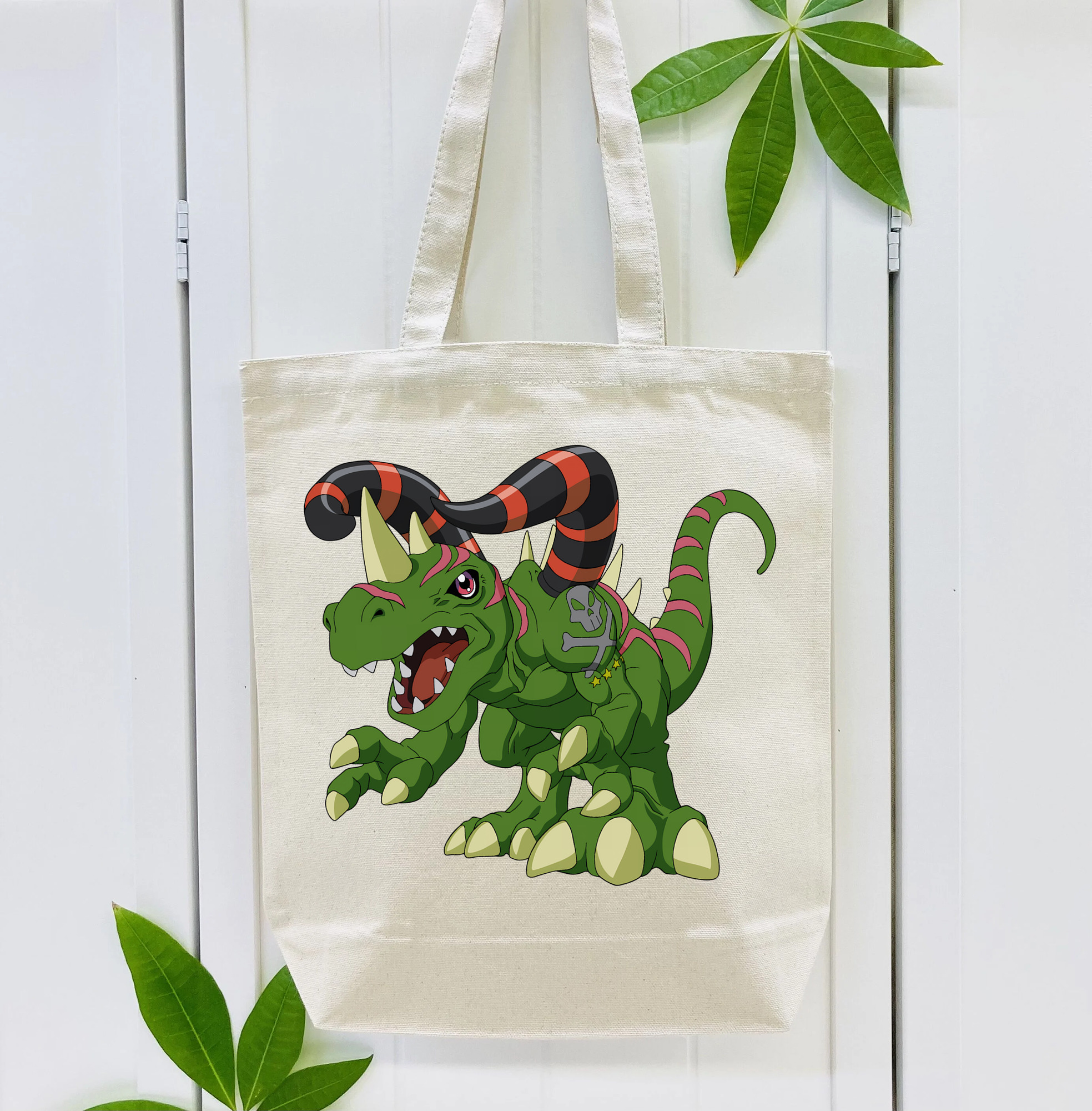 Digimon デジタルモンスター/デジモン 縦型キャンバス生地手提げバッグ　トートバッグ