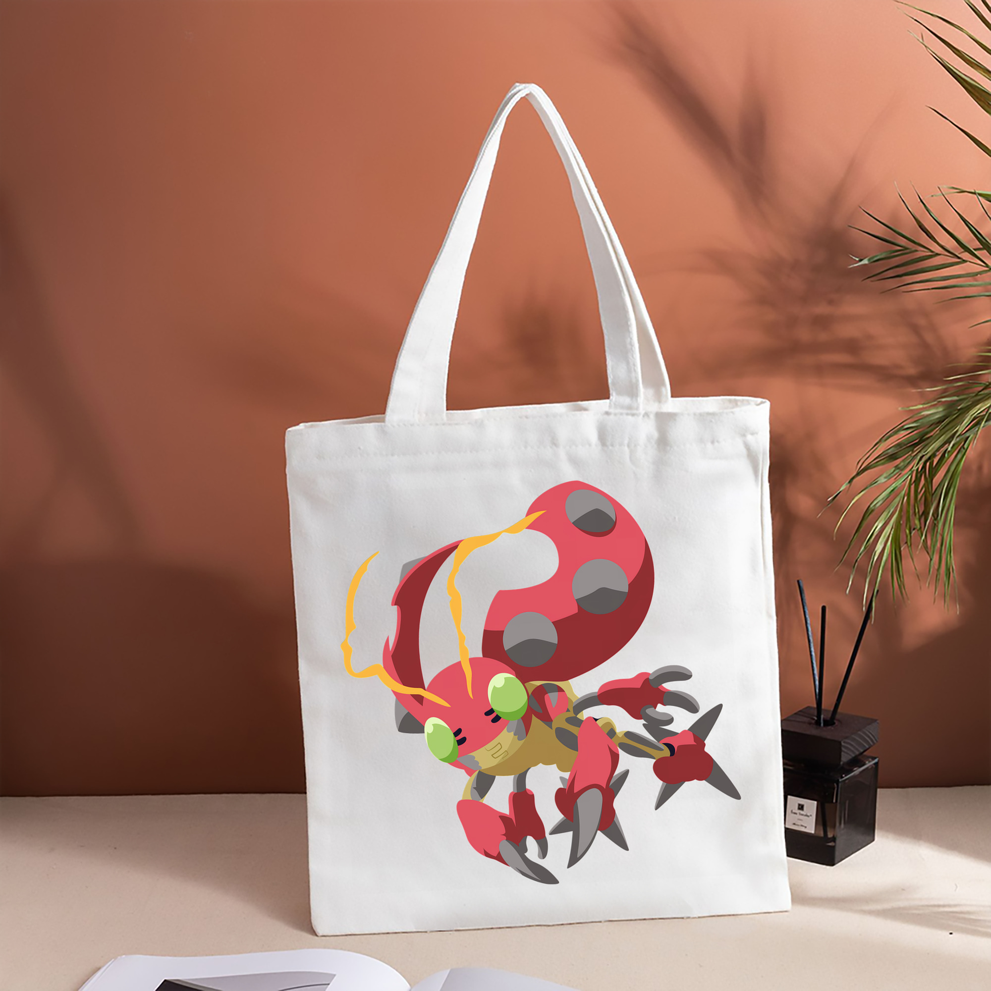 Digimon デジタルモンスター/デジモン 縦型キャンバス生地手提げバッグ　トートバッグ