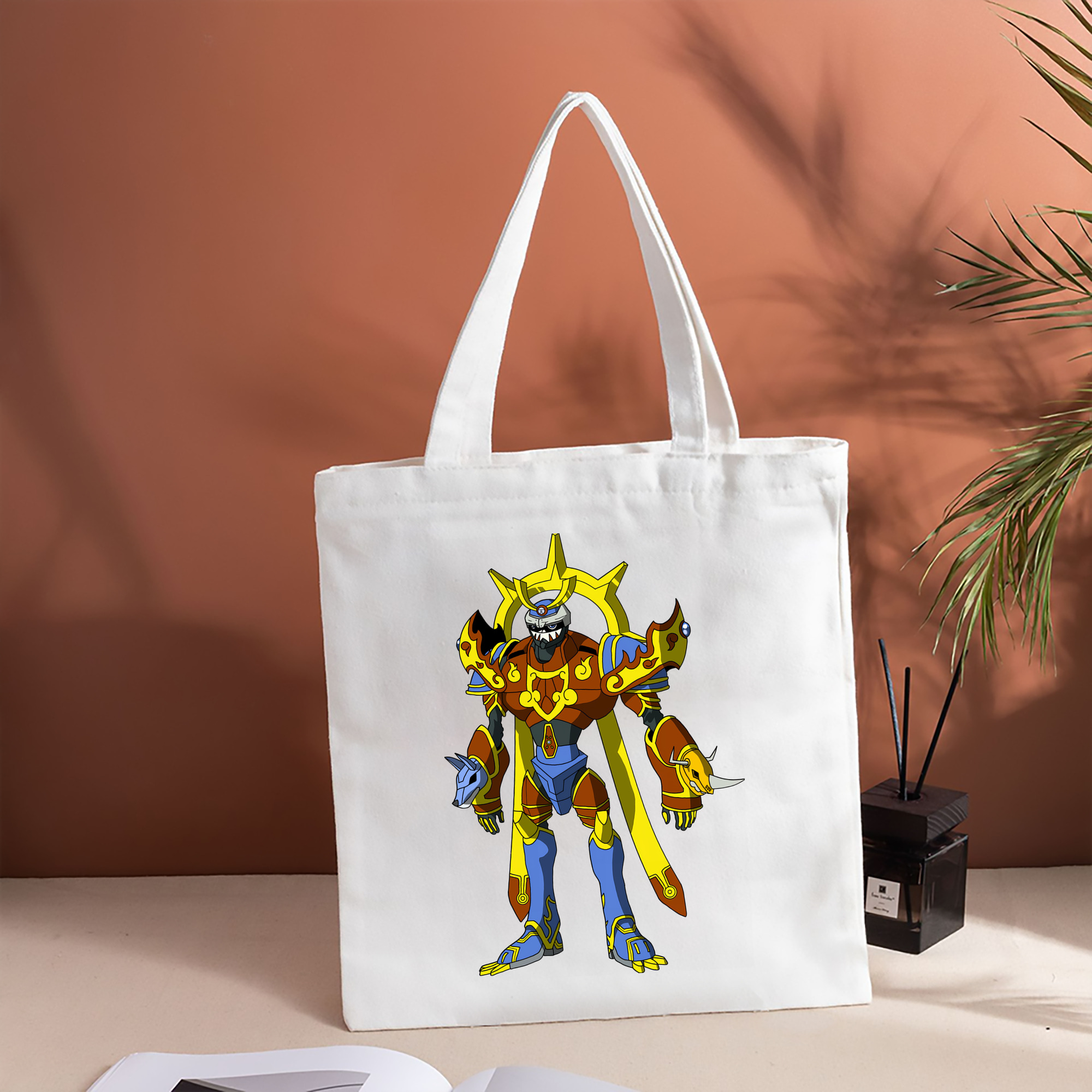 Digimon デジタルモンスター/デジモン 縦型キャンバス生地手提げバッグ　トートバッグ