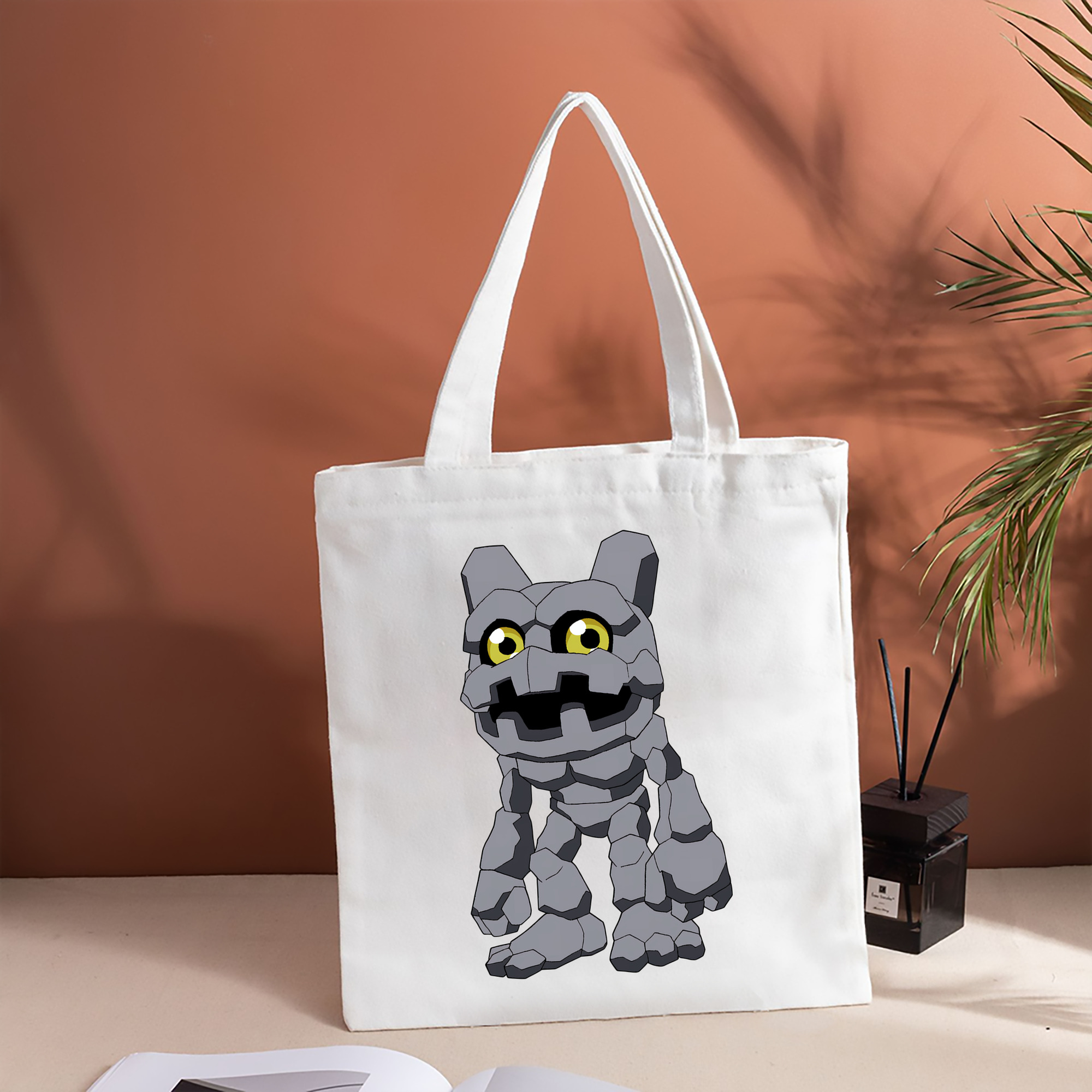 Digimon デジタルモンスター/デジモン 縦型キャンバス生地手提げバッグ　トートバッグ