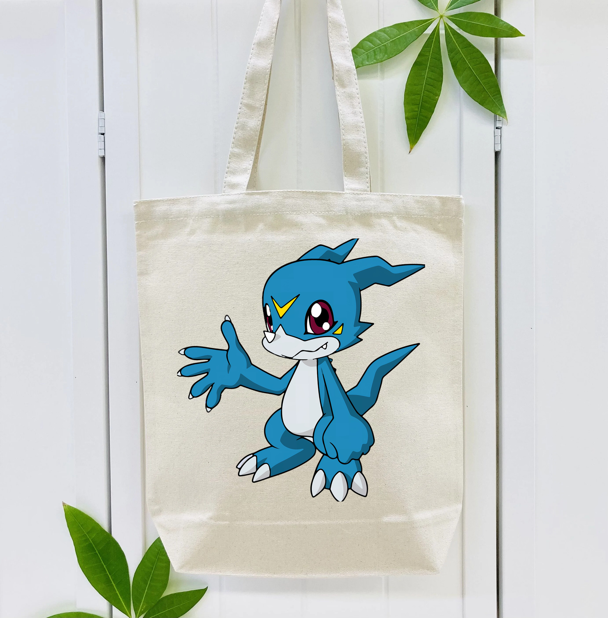 Digimon デジタルモンスター/デジモン 縦型キャンバス生地手提げバッグ　トートバッグ