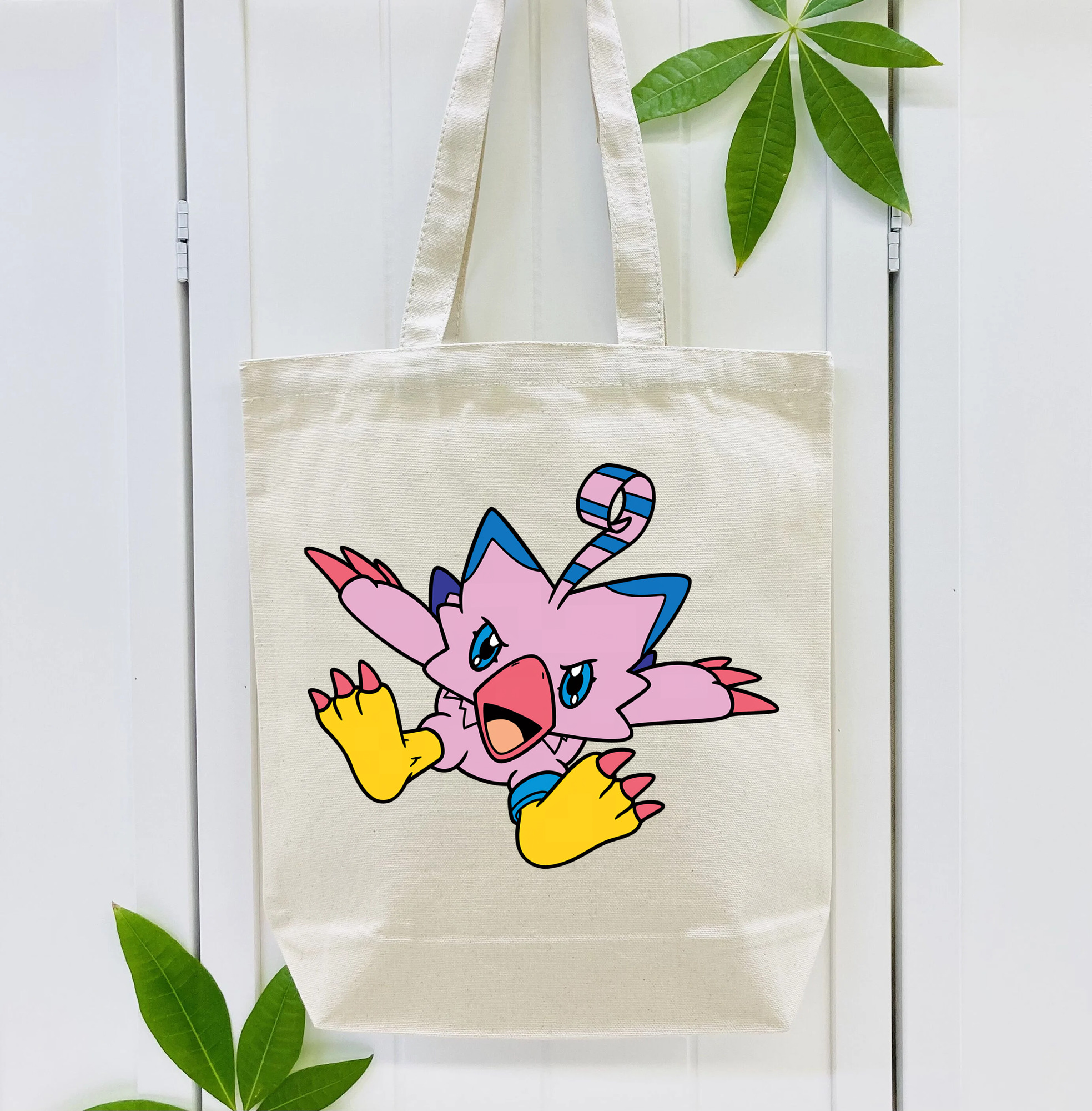 Digimon デジタルモンスター/デジモン 縦型キャンバス生地手提げバッグ　トートバッグ