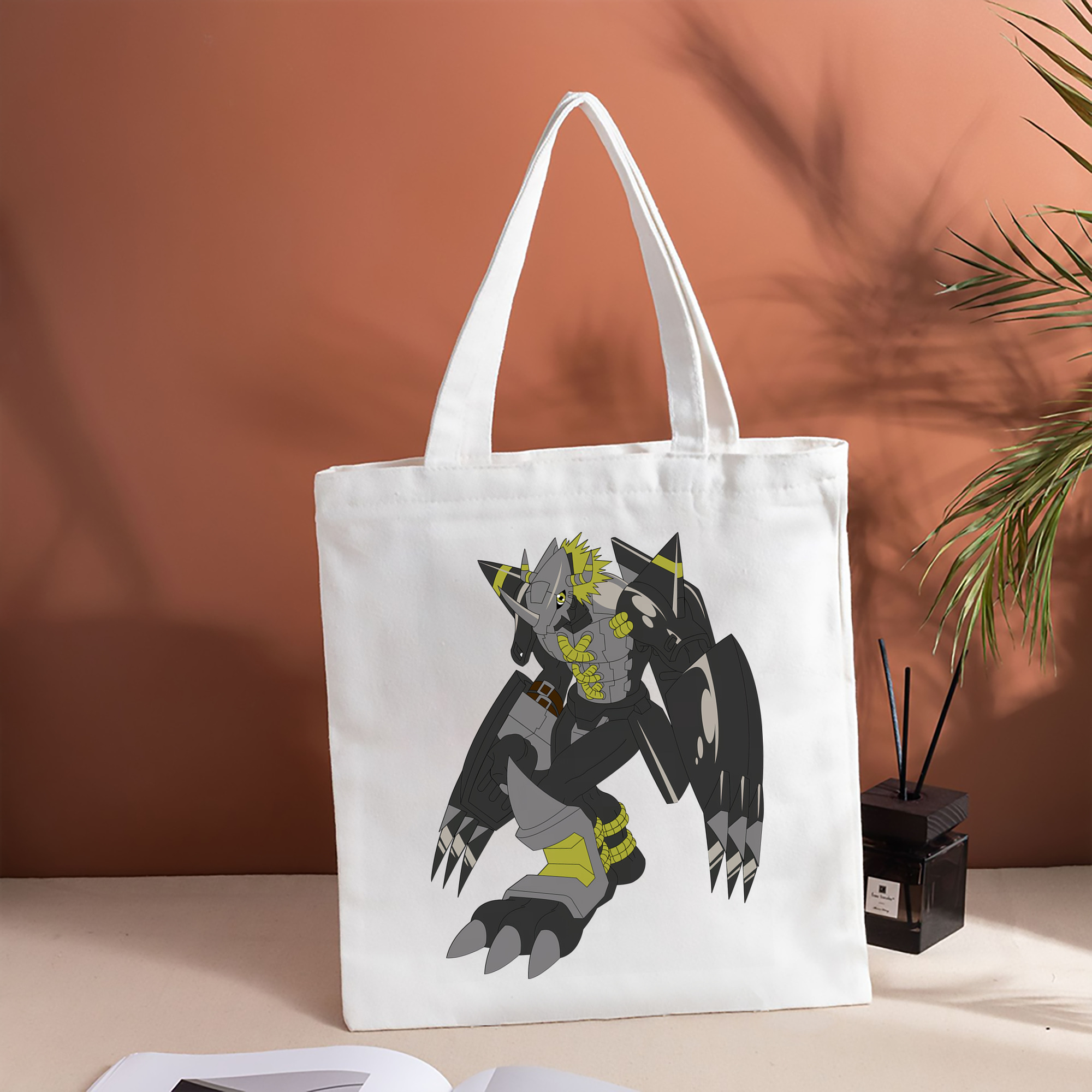 Digimon デジタルモンスター/デジモン 縦型キャンバス生地手提げバッグ　トートバッグ