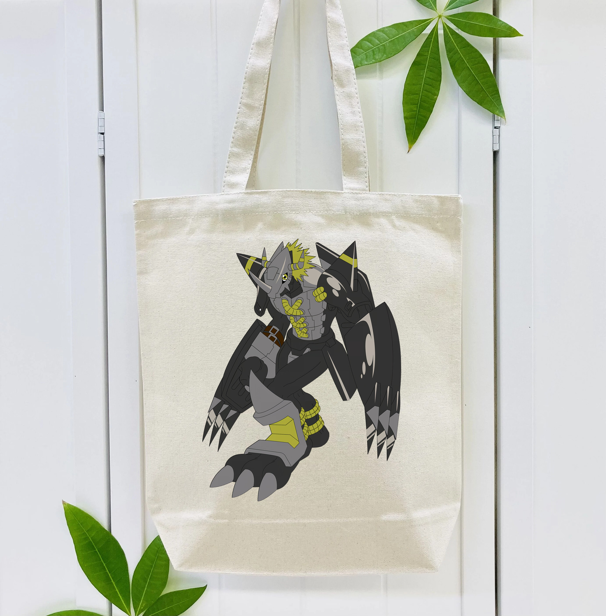 Digimon デジタルモンスター/デジモン 縦型キャンバス生地手提げバッグ　トートバッグ