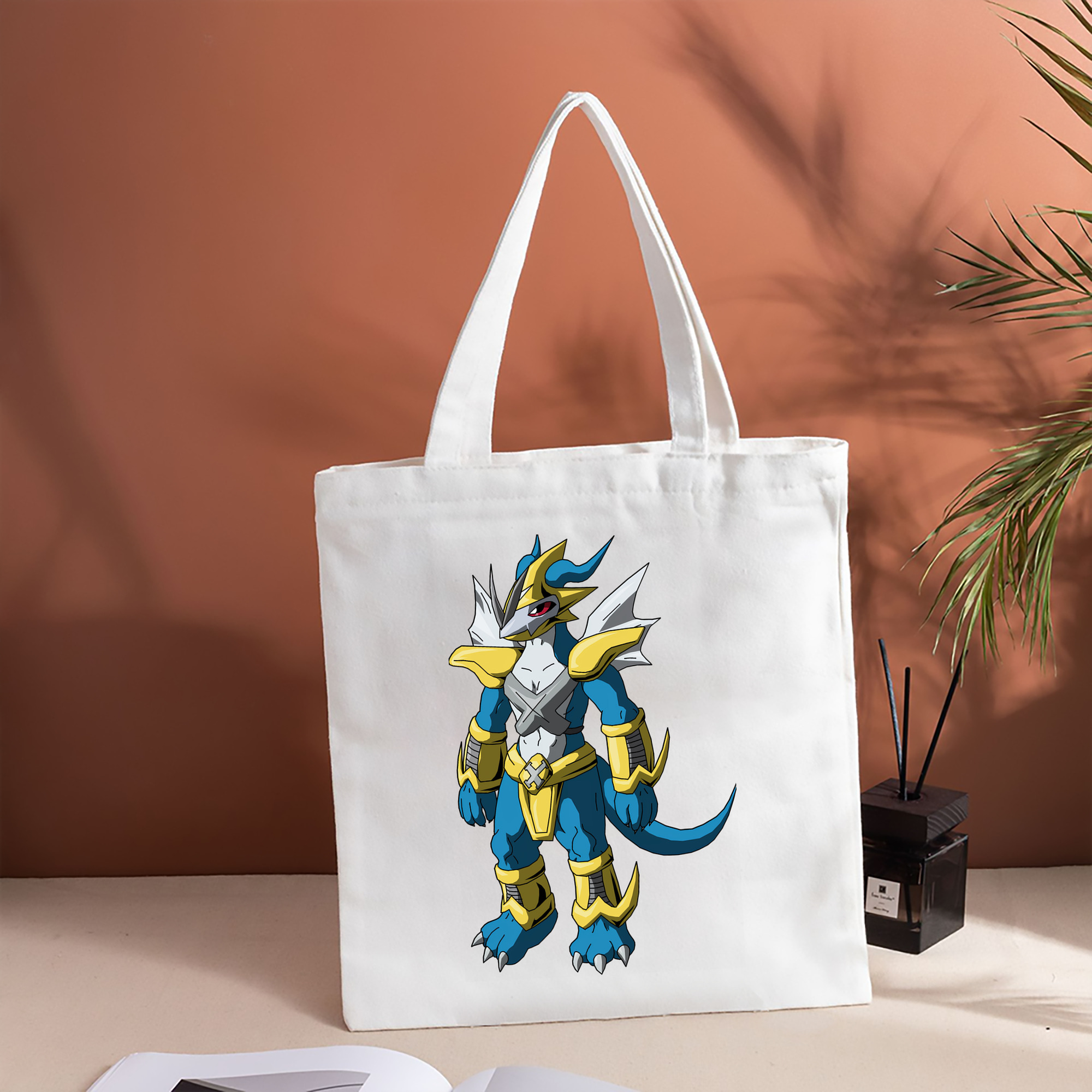 Digimon デジタルモンスター/デジモン 縦型キャンバス生地手提げバッグ　トートバッグ