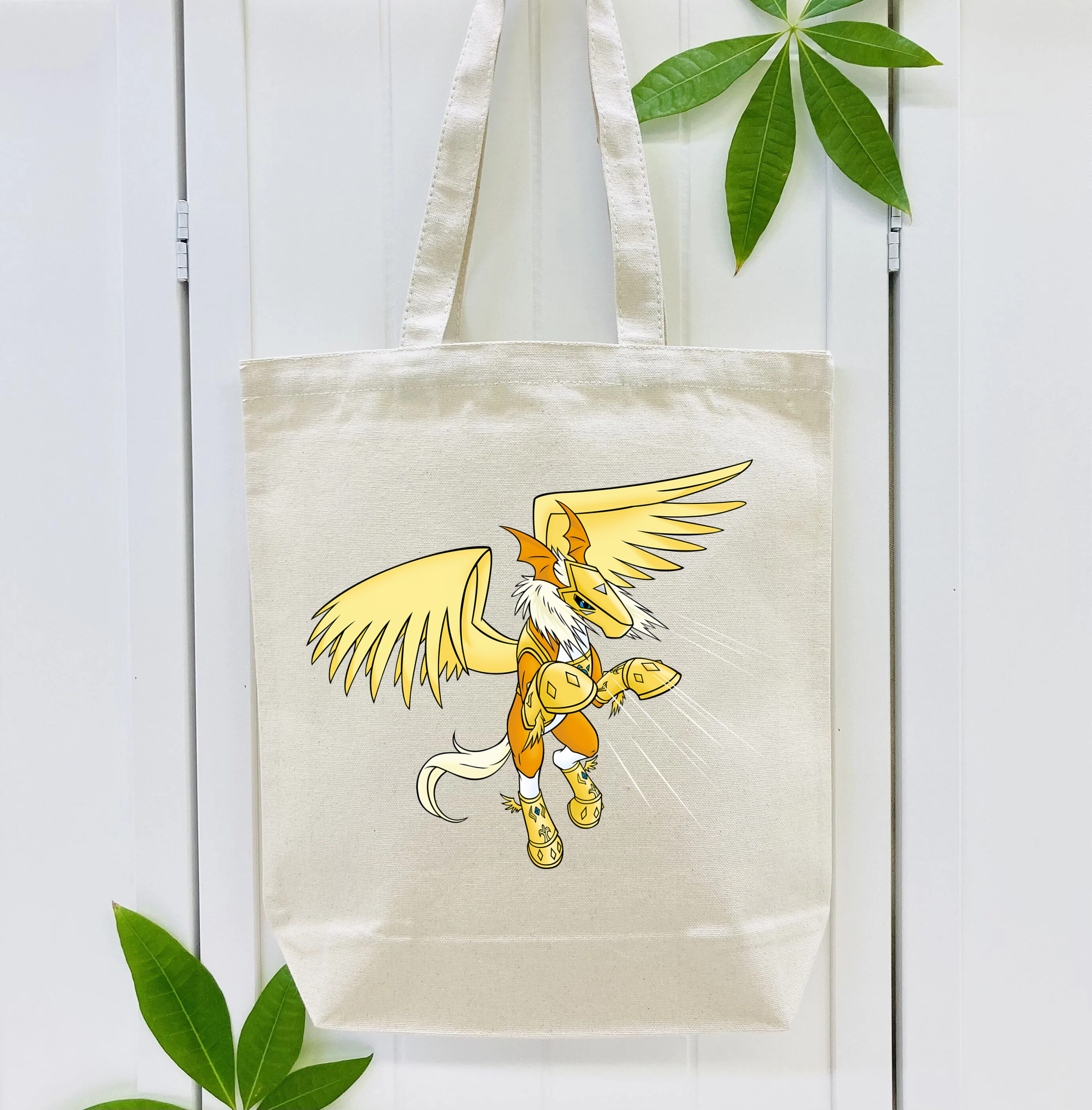 Digimon デジタルモンスター/デジモン 縦型キャンバス生地手提げバッグ　トートバッグ