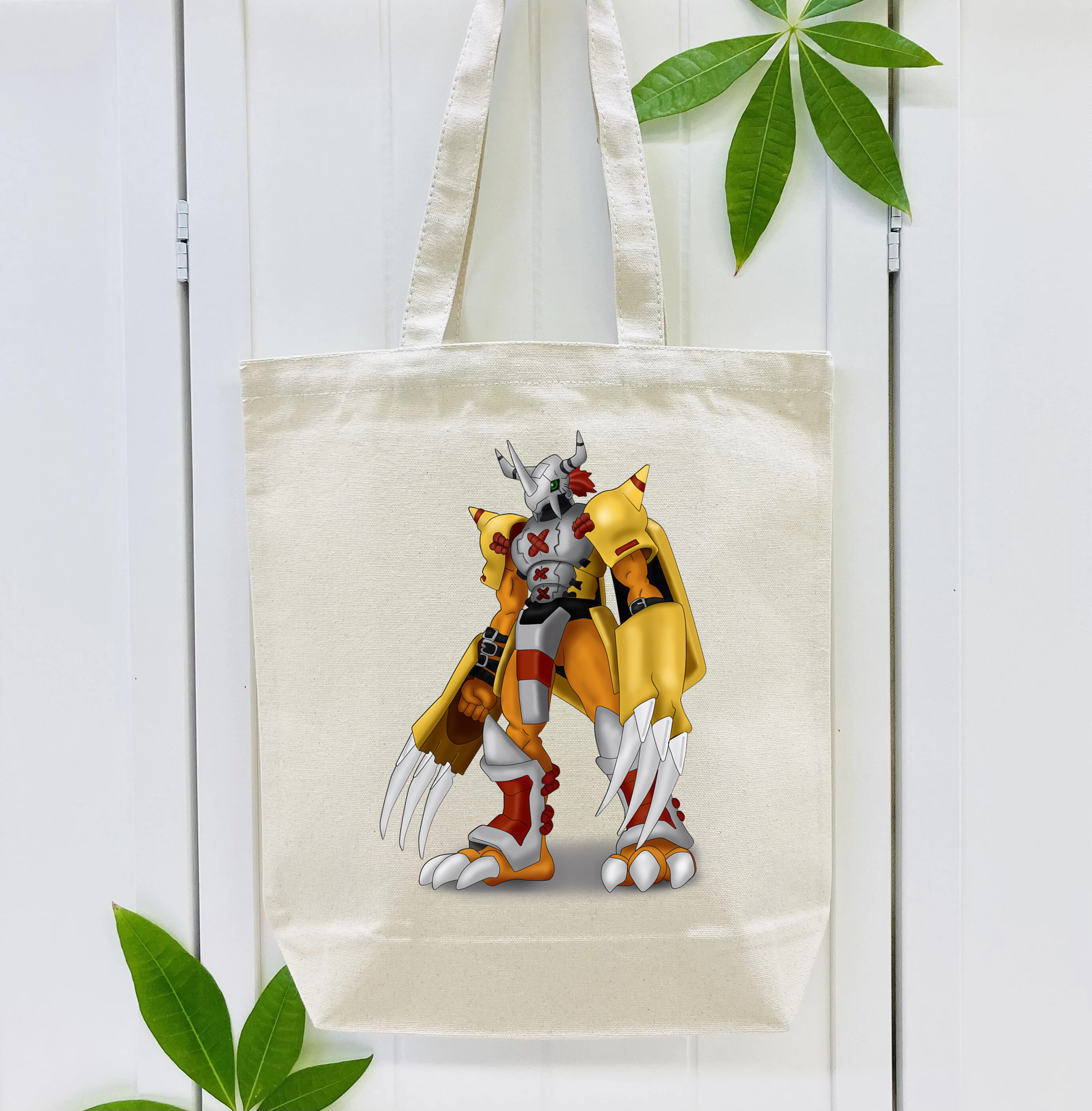 Digimon デジタルモンスター/デジモン 縦型キャンバス生地手提げバッグ　トートバッグ