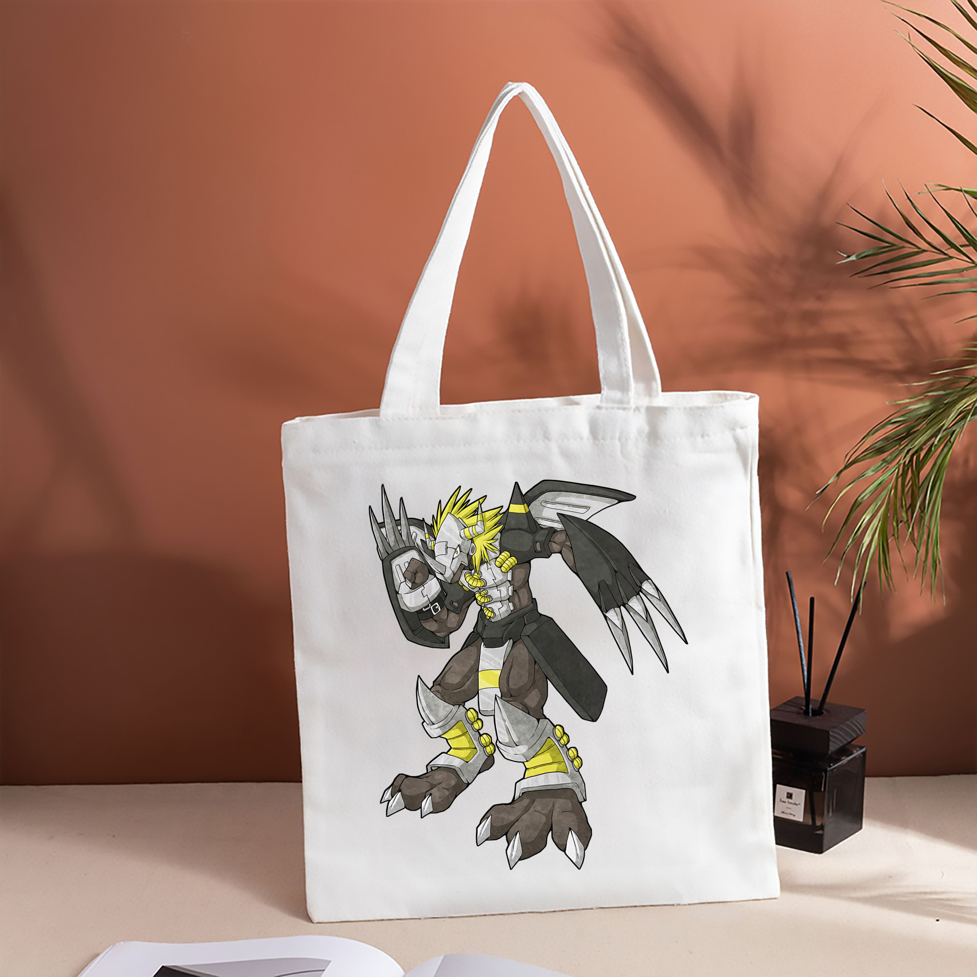 Digimon デジタルモンスター/デジモン 縦型キャンバス生地手提げバッグ　トートバッグ