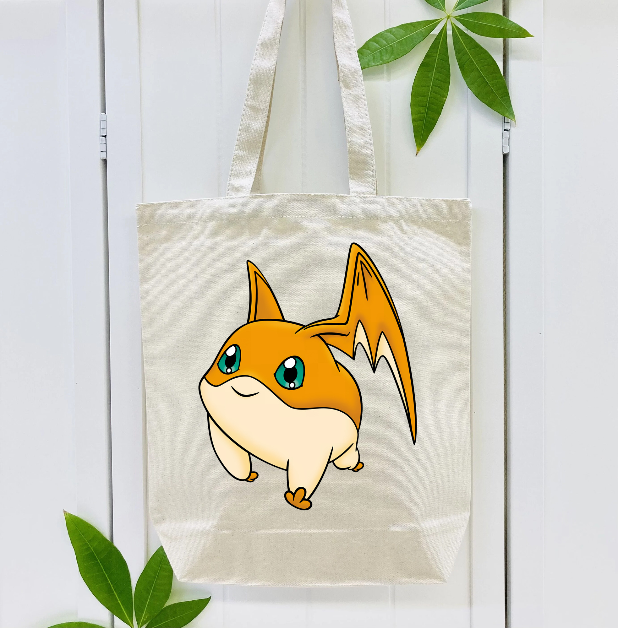 Digimon デジタルモンスター/デジモン 縦型キャンバス生地手提げバッグ　トートバッグ