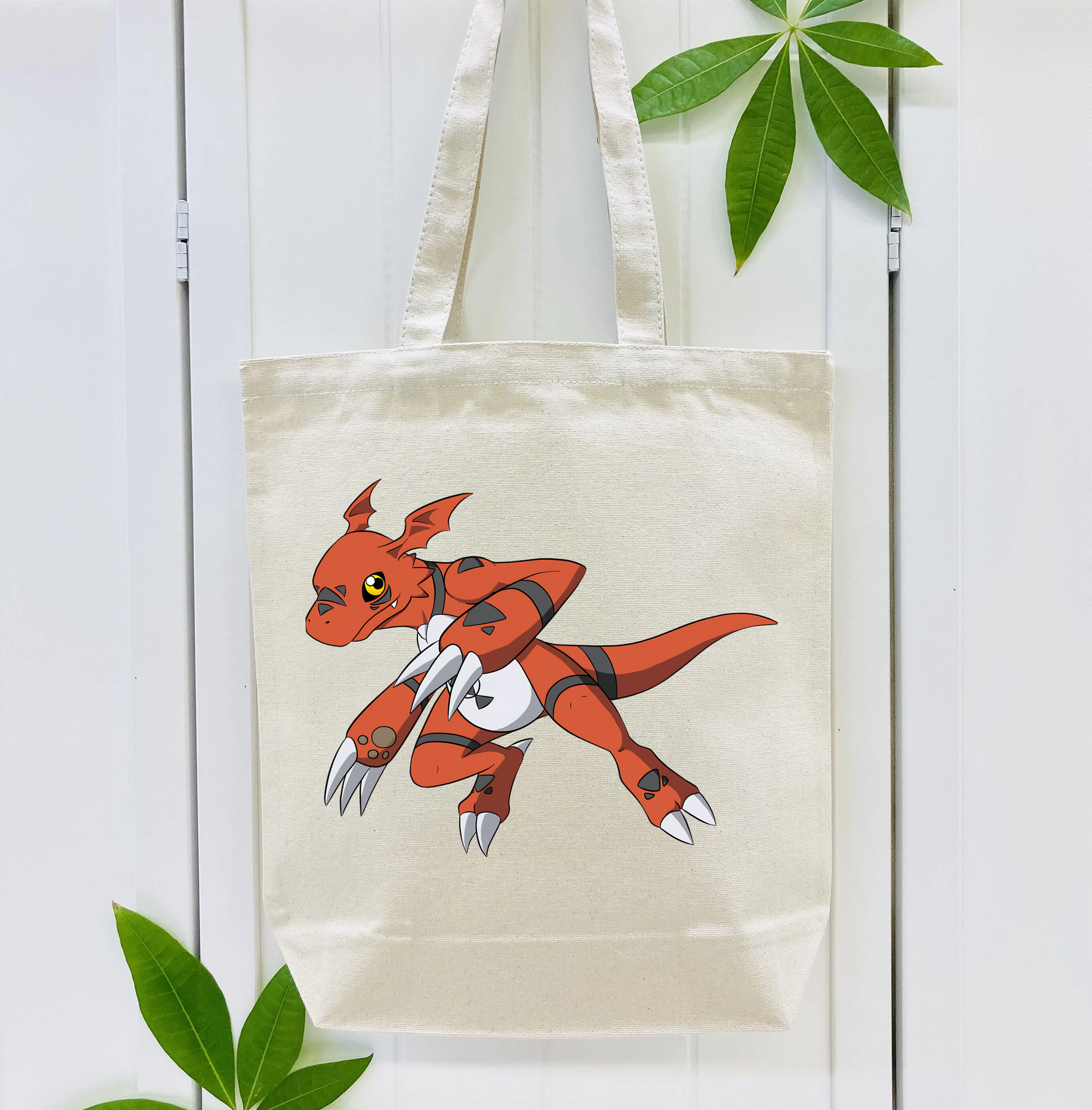 Digimon デジタルモンスター/デジモン 縦型キャンバス生地手提げバッグ　トートバッグ