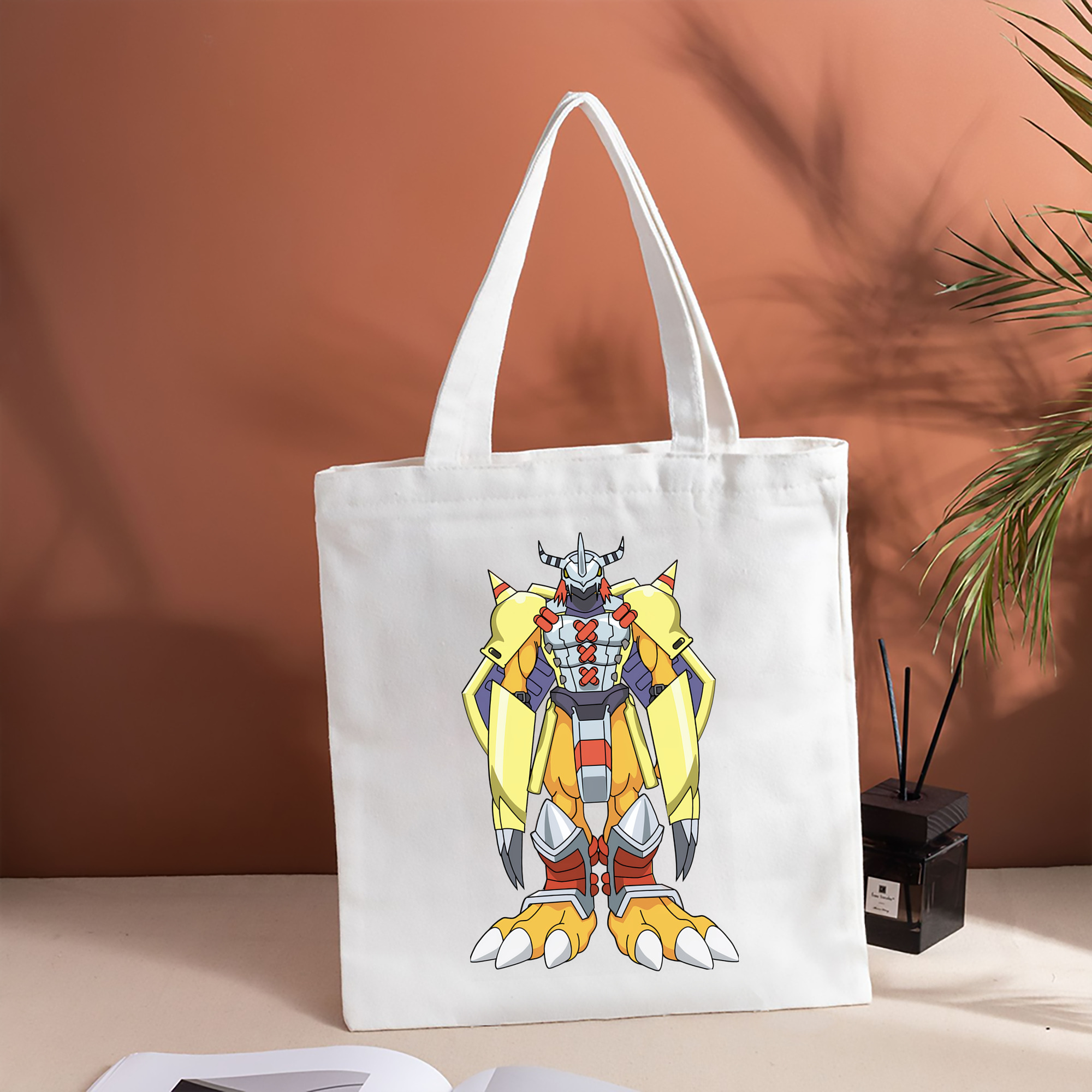 Digimon デジタルモンスター/デジモン 縦型キャンバス生地手提げバッグ　トートバッグ