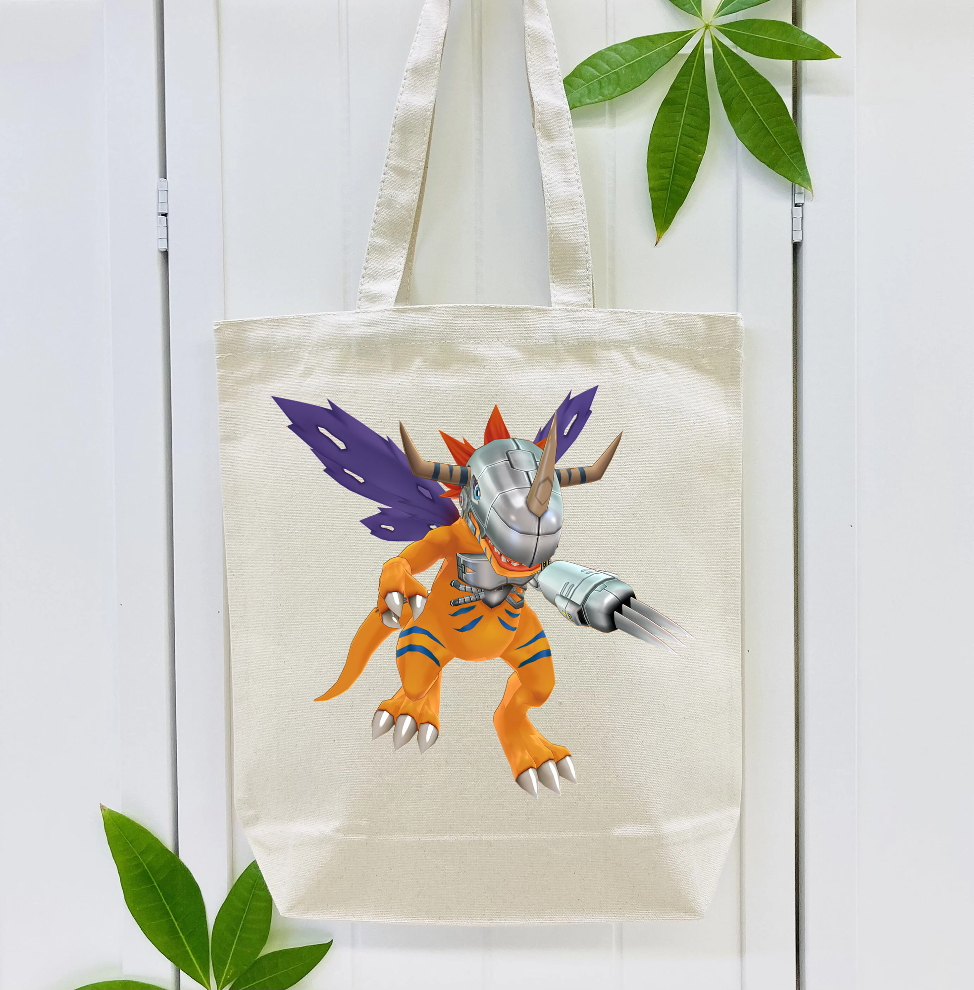 Digimon デジタルモンスター/デジモン 縦型キャンバス生地手提げバッグ　トートバッグ