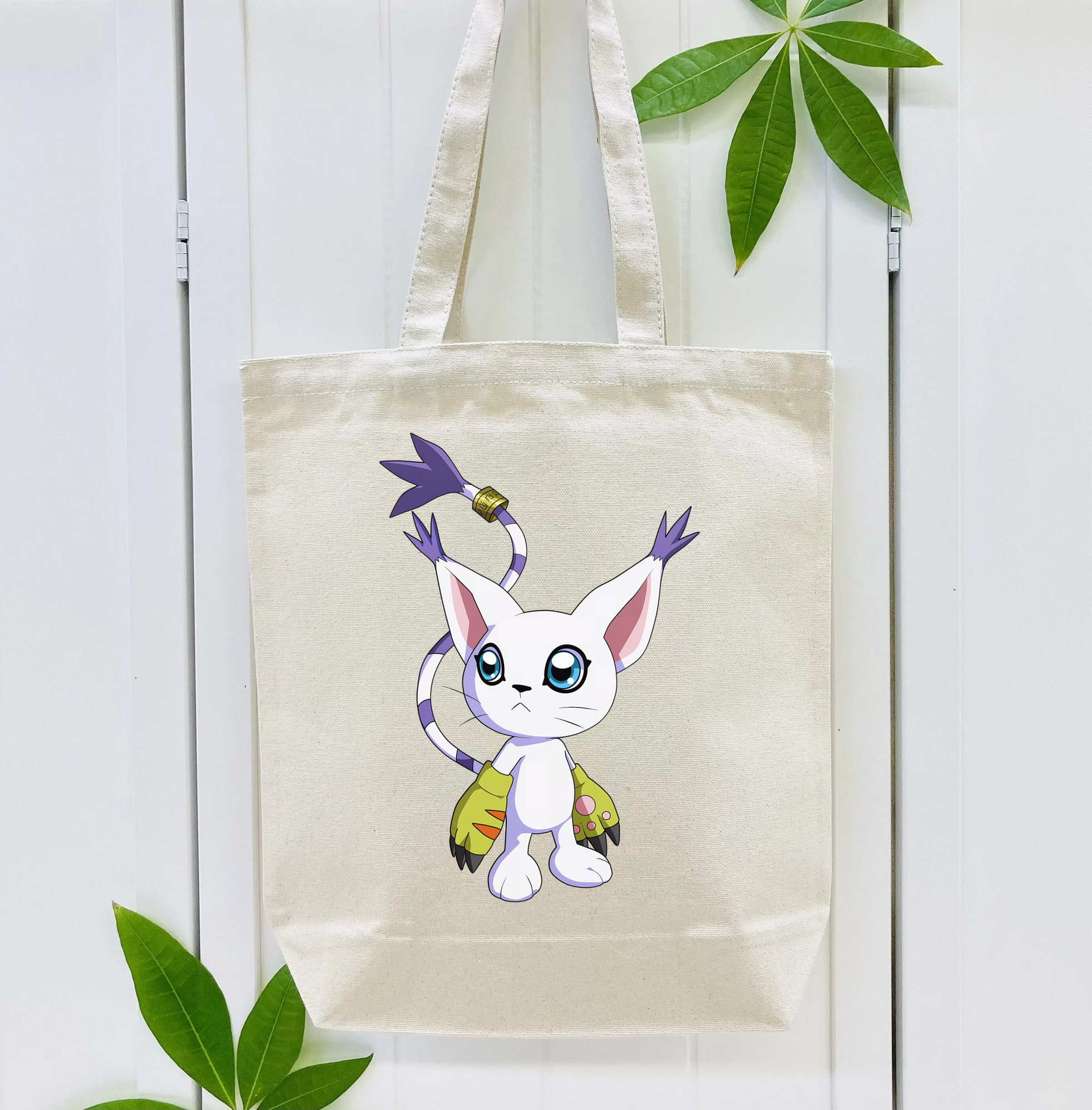 Digimon デジタルモンスター/デジモン 縦型キャンバス生地手提げバッグ　トートバッグ