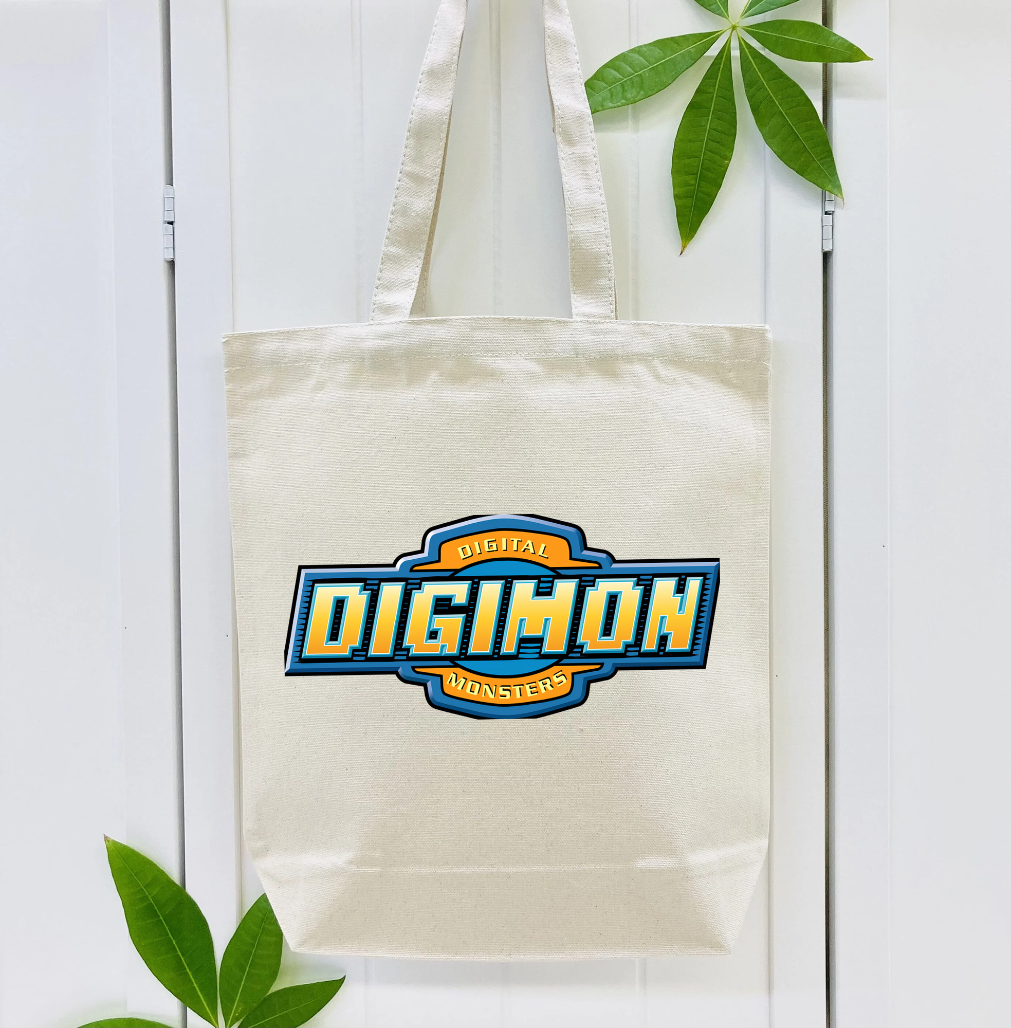 Digimon デジタルモンスター/デジモン 縦型キャンバス生地手提げバッグ　トートバッグ