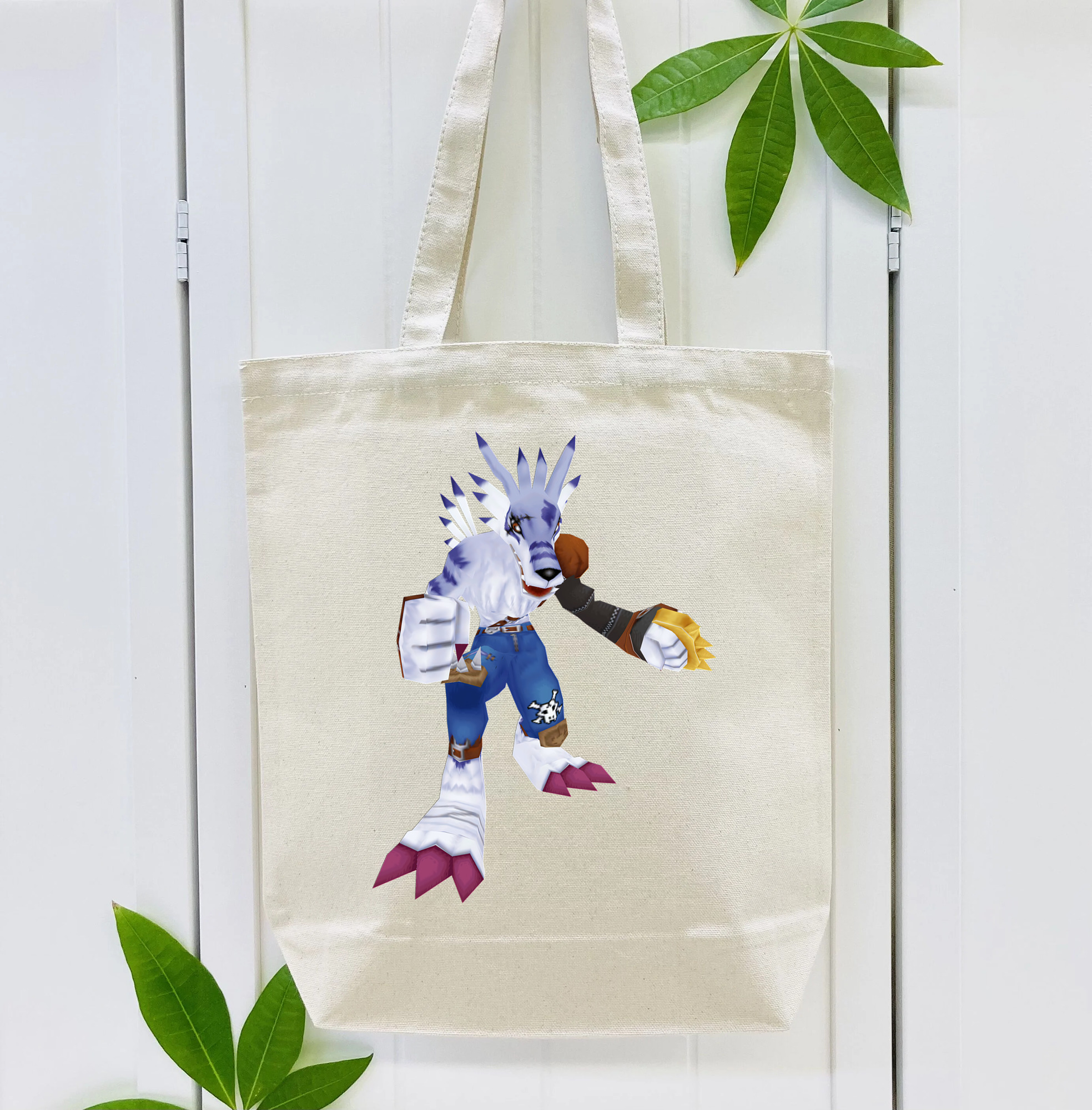 Digimon デジタルモンスター/デジモン 縦型キャンバス生地手提げバッグ　トートバッグ