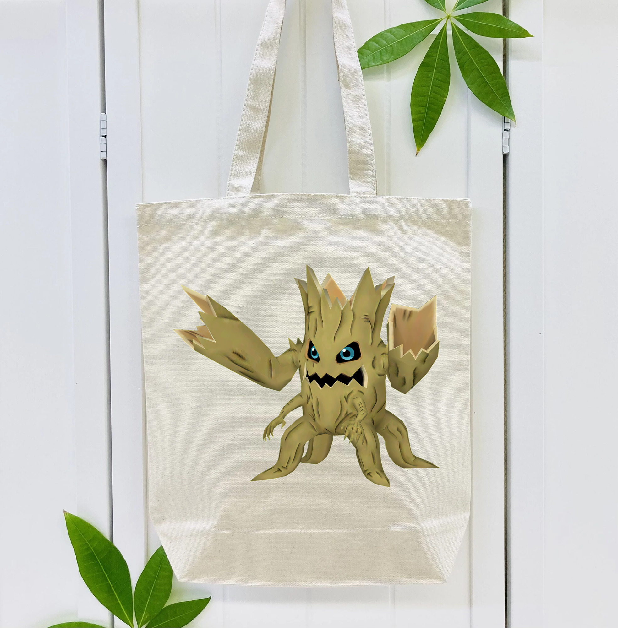 Digimon デジタルモンスター/デジモン 縦型キャンバス生地手提げバッグ　トートバッグ